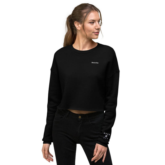 Women’s Crop 50% cotton Sweatshirt Design #12 - Monk&Nun UnisexClothing