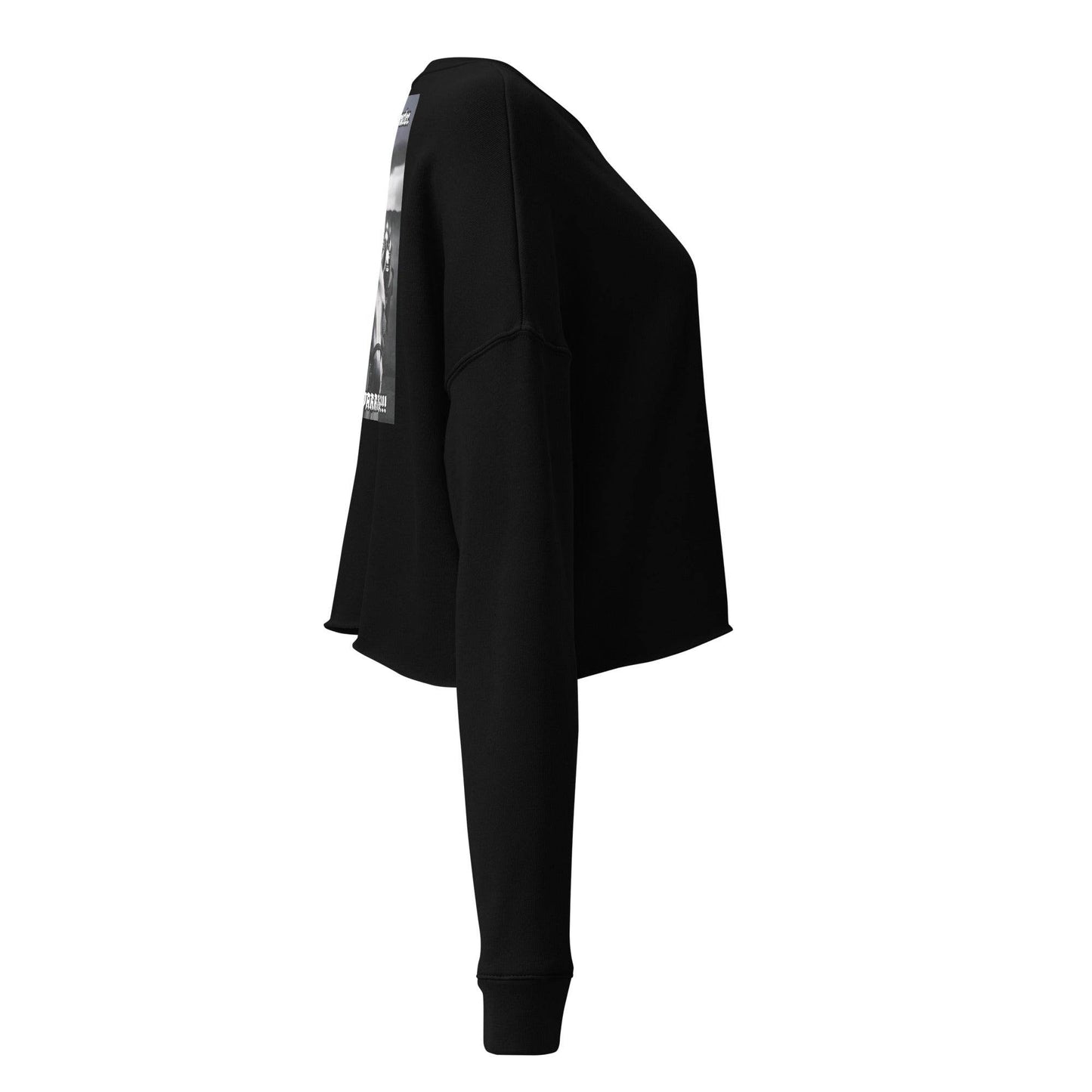 Women’s Crop 50% cotton Sweatshirt Design #14 - Monk&Nun UnisexClothing