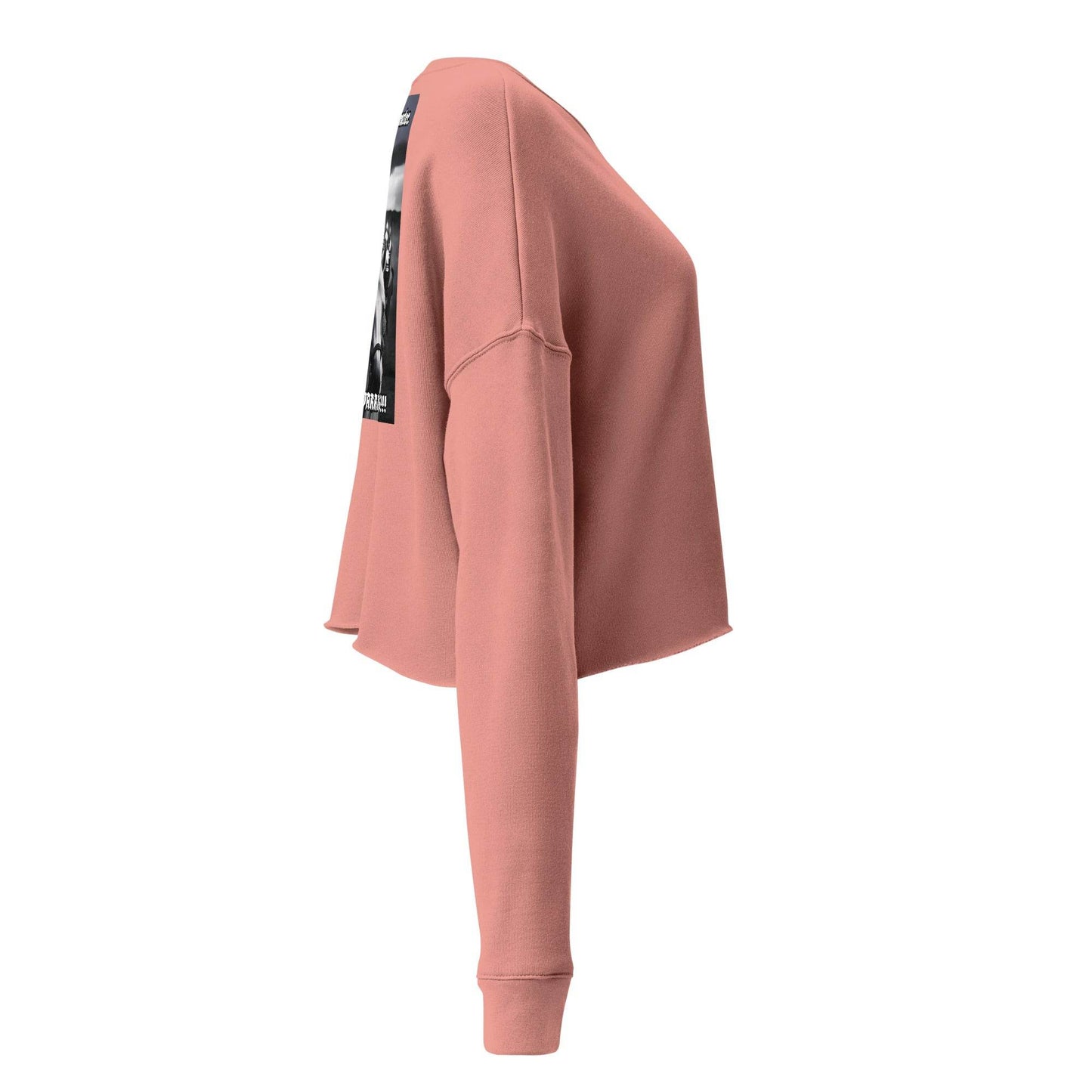 Women’s Crop 50% cotton Sweatshirt Design #14 - Monk&Nun UnisexClothing