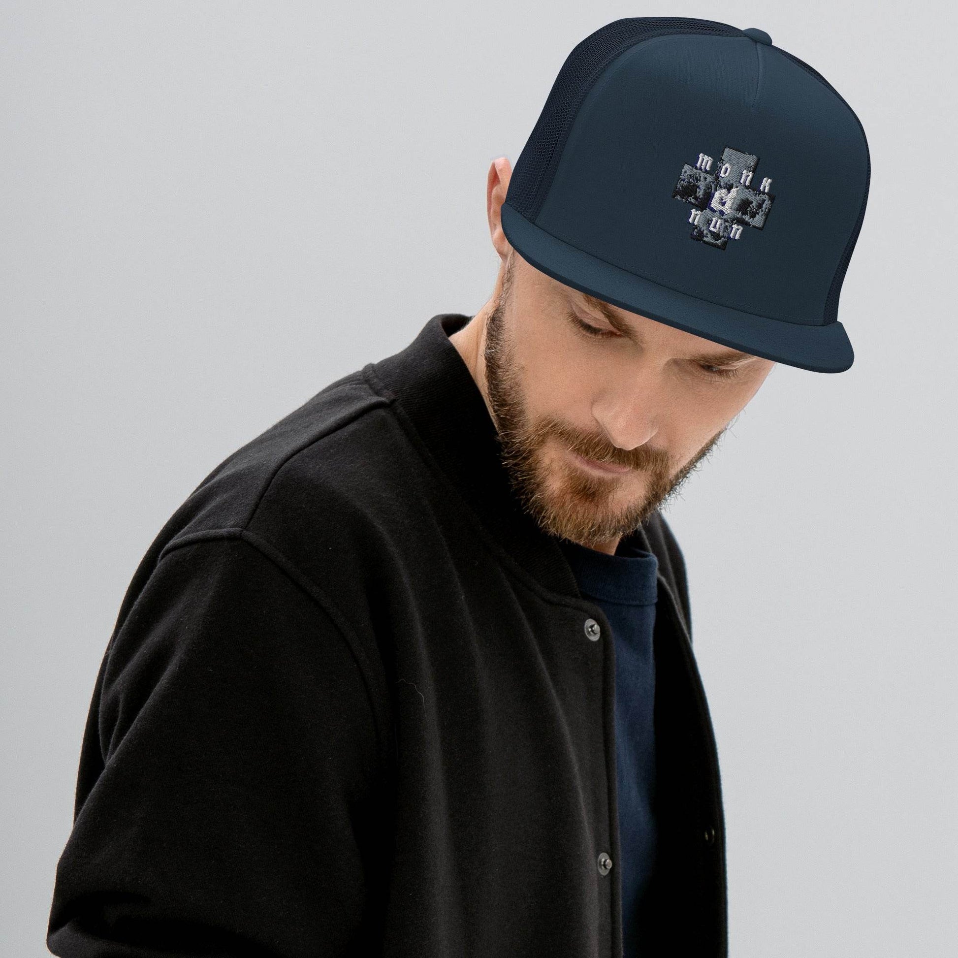 Hat Trucker 50% cotton Always think positive - Monk&Nun UnisexClothing