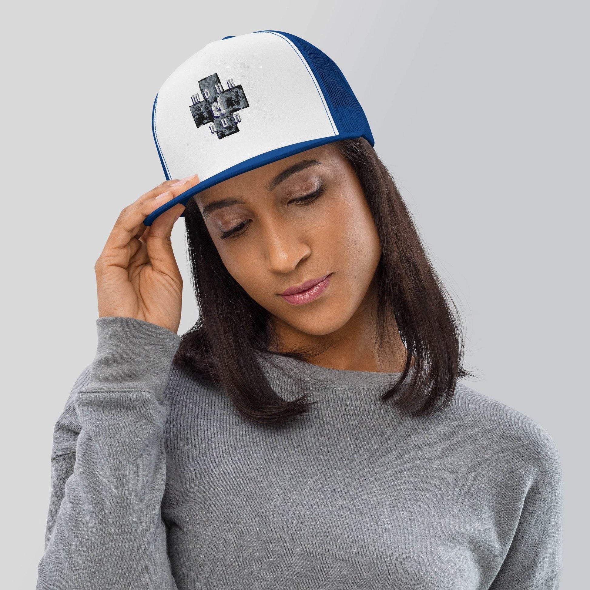 Hat Trucker 50% cotton Always think positive - Monk&Nun UnisexClothing