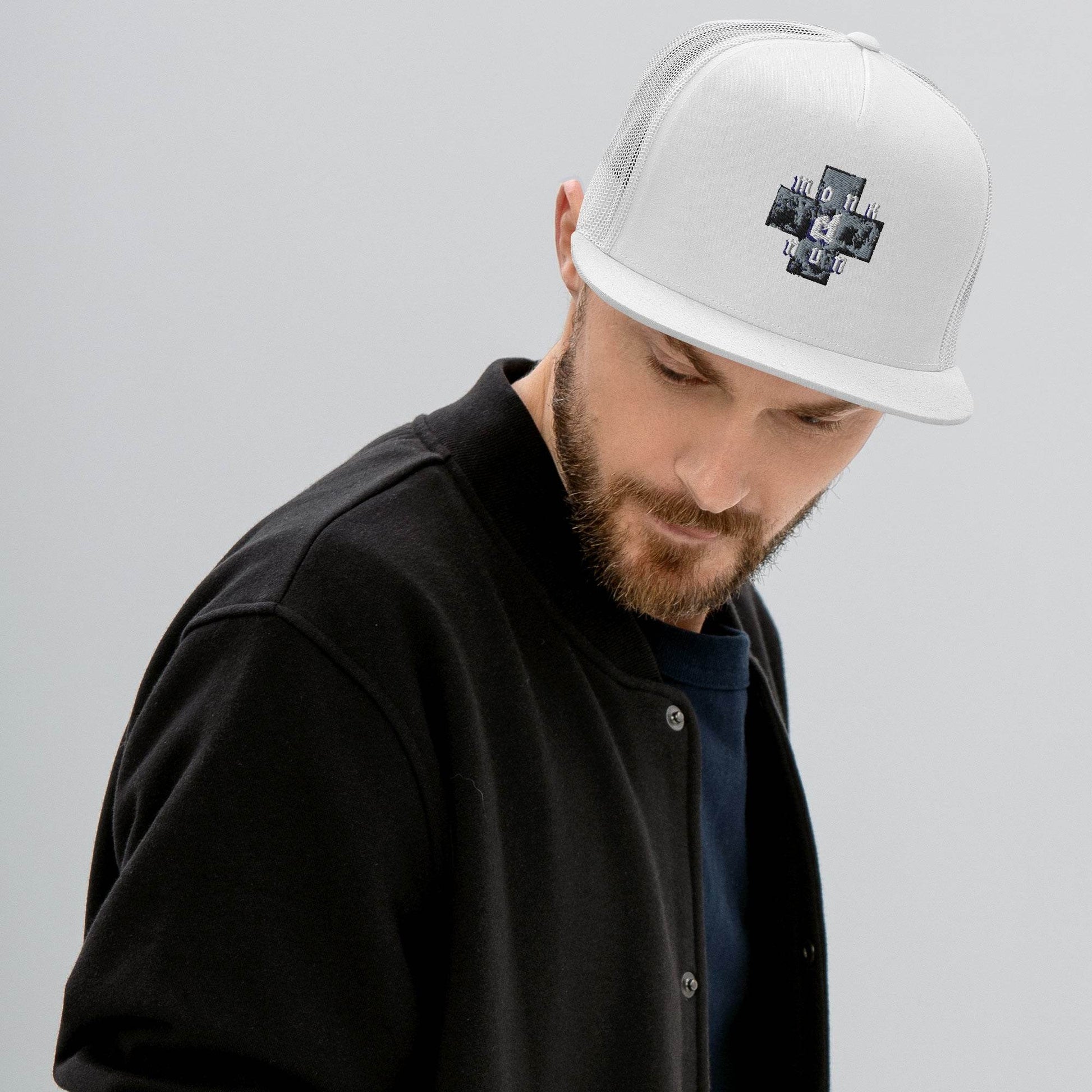 Hat Trucker 50% cotton Always think positive - Monk&Nun UnisexClothing