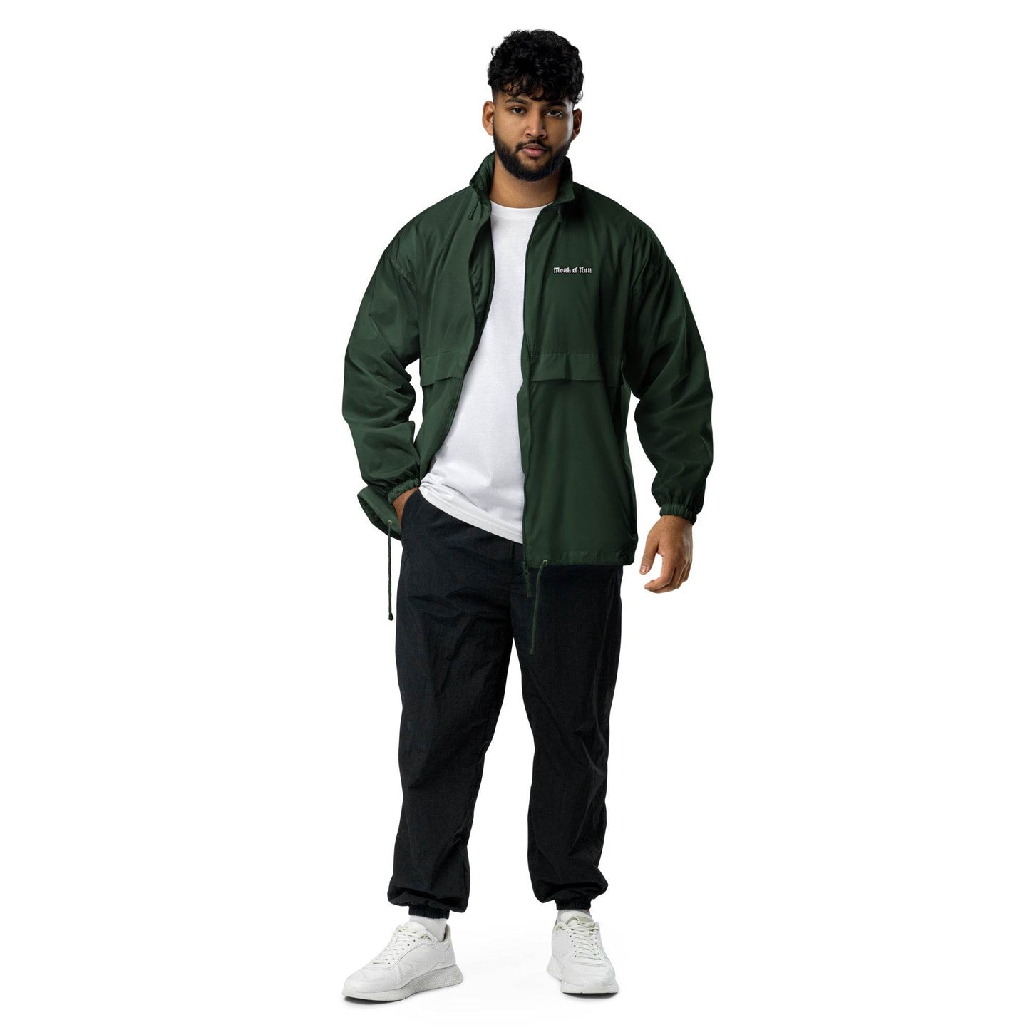 Unisex windbreaker Logo - Monk&Nun UnisexClothing
