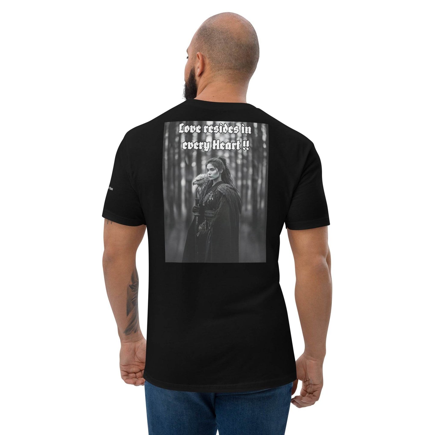 Unisex Short Sleeve 100% combed ring-spun cotton T-shirt Design #1 - Monk&Nun UnisexClothing
