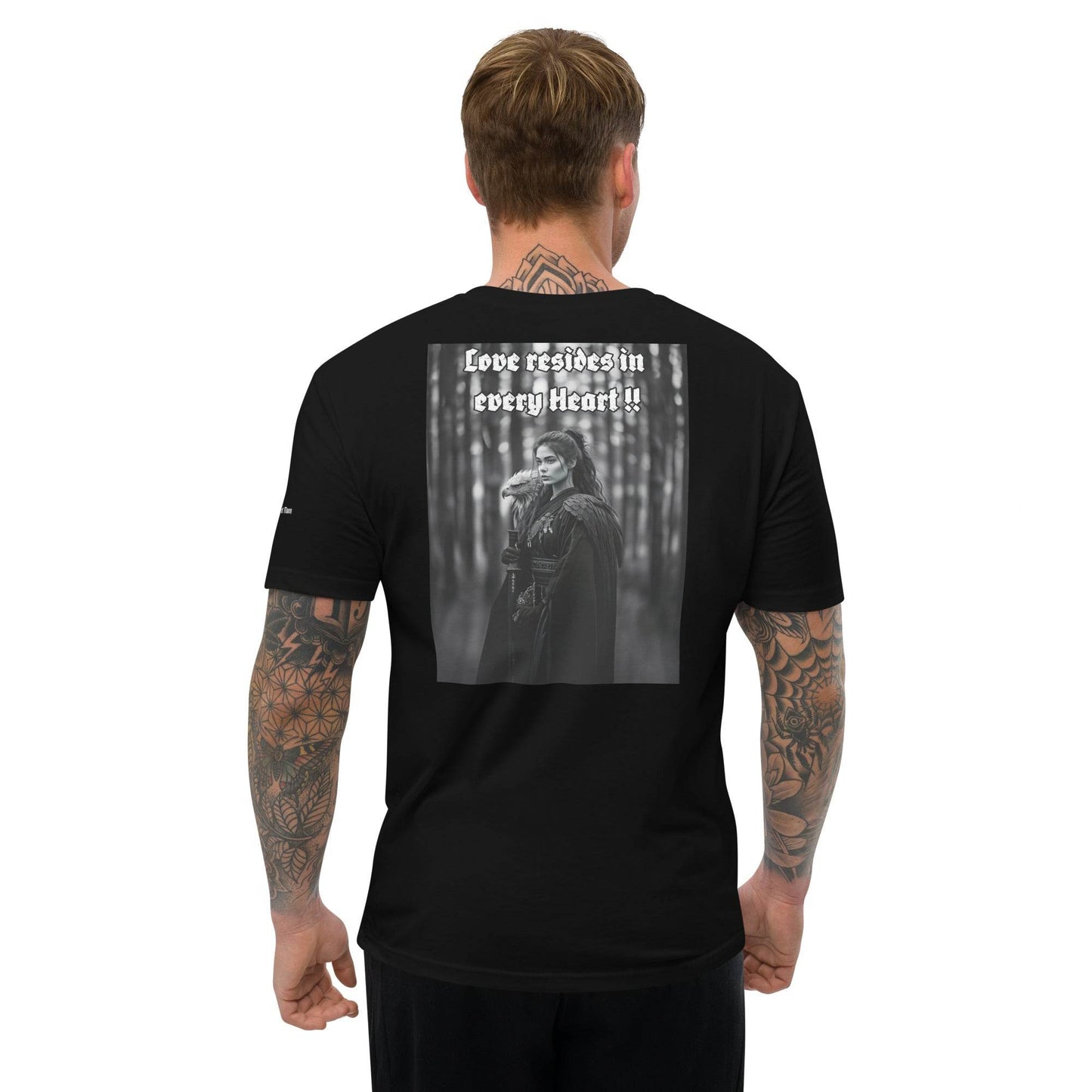 Unisex Short Sleeve 100% combed ring-spun cotton T-shirt Design #1 - Monk&Nun UnisexClothing