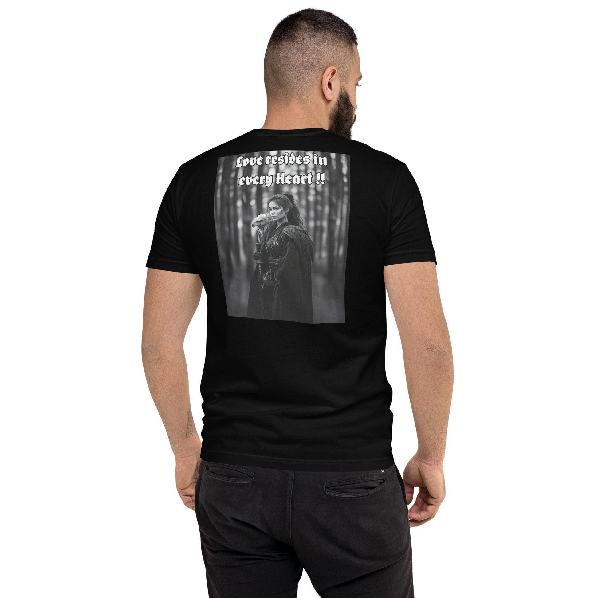 Unisex Short Sleeve 100% combed ring-spun cotton T-shirt Design #1 - Monk&Nun UnisexClothing
