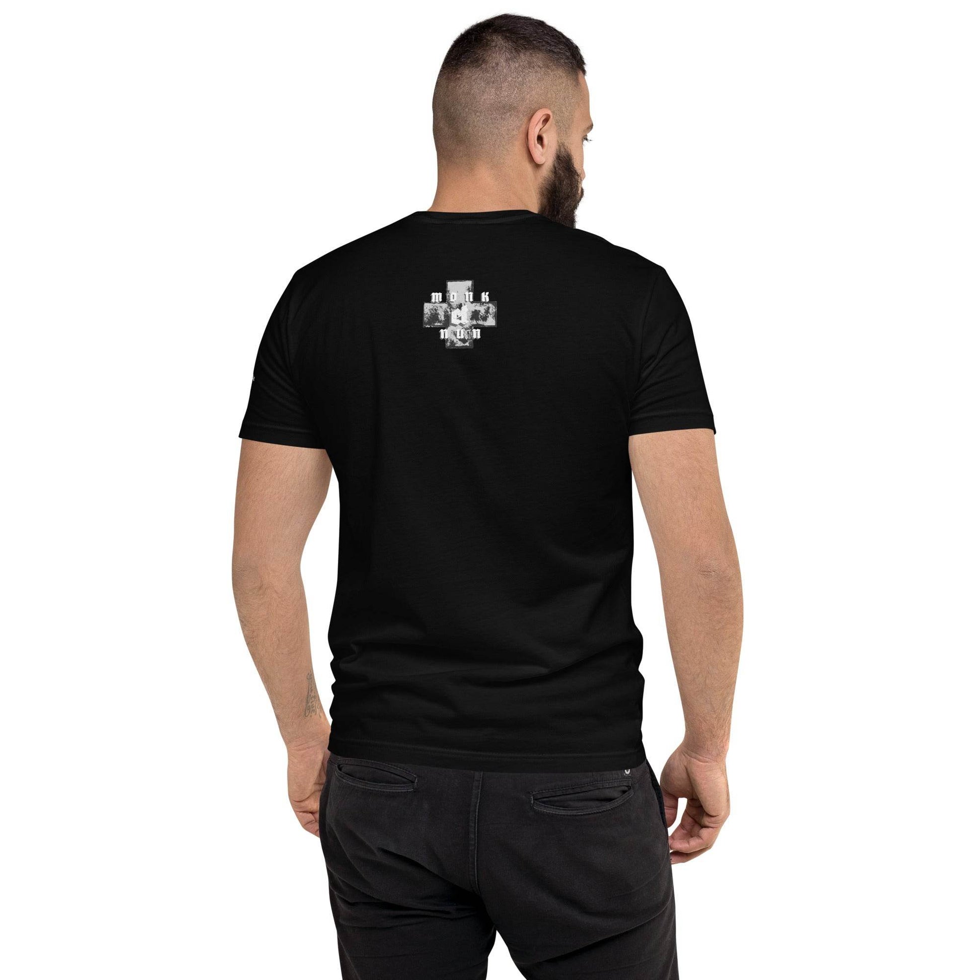 Unisex Short Sleeve 100% combed ring-spun cotton T-shirt Always think positive - Monk&Nun UnisexClothing