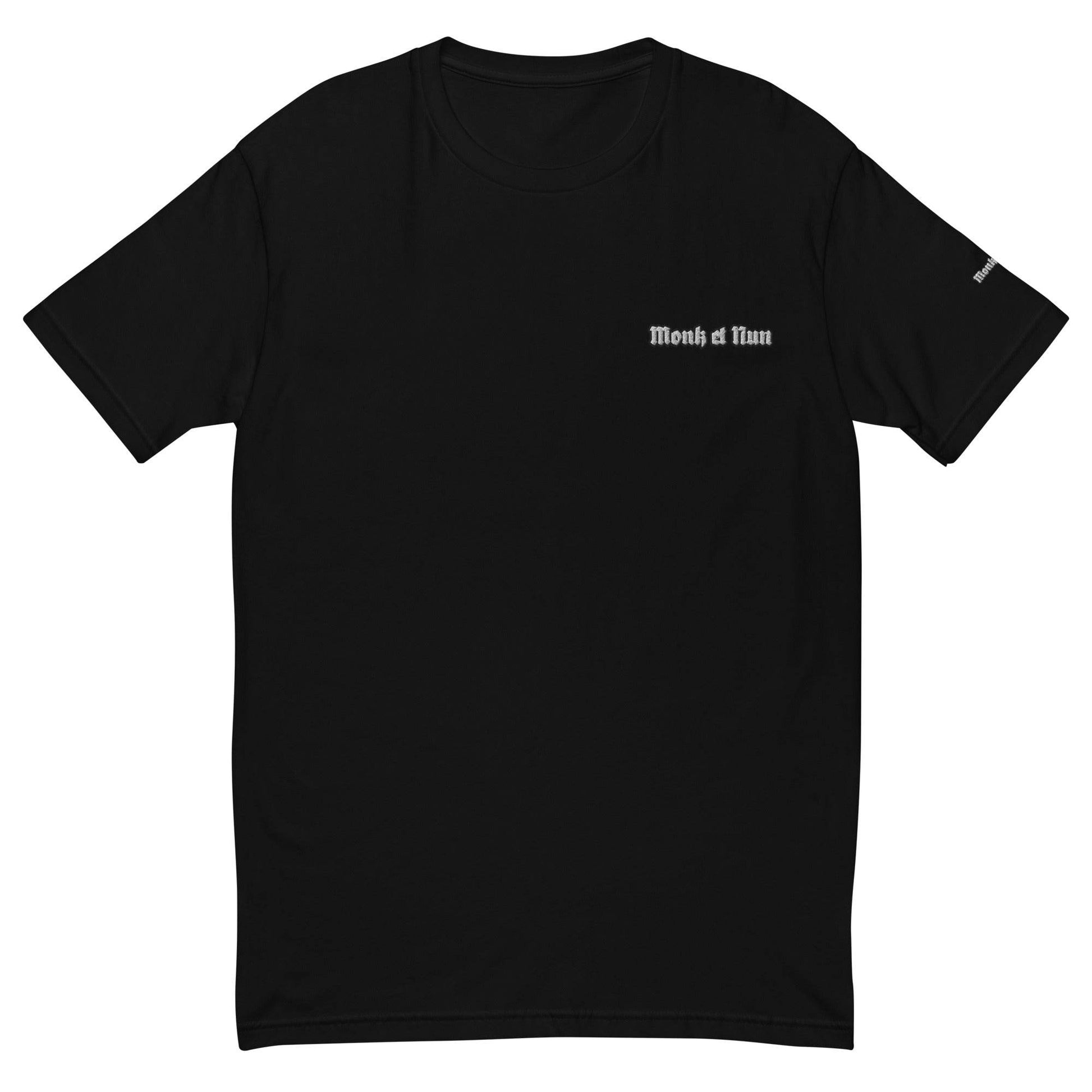 Unisex Short Sleeve 100% combed ring-spun cotton T-shirt Logo - Monk&Nun UnisexClothing
