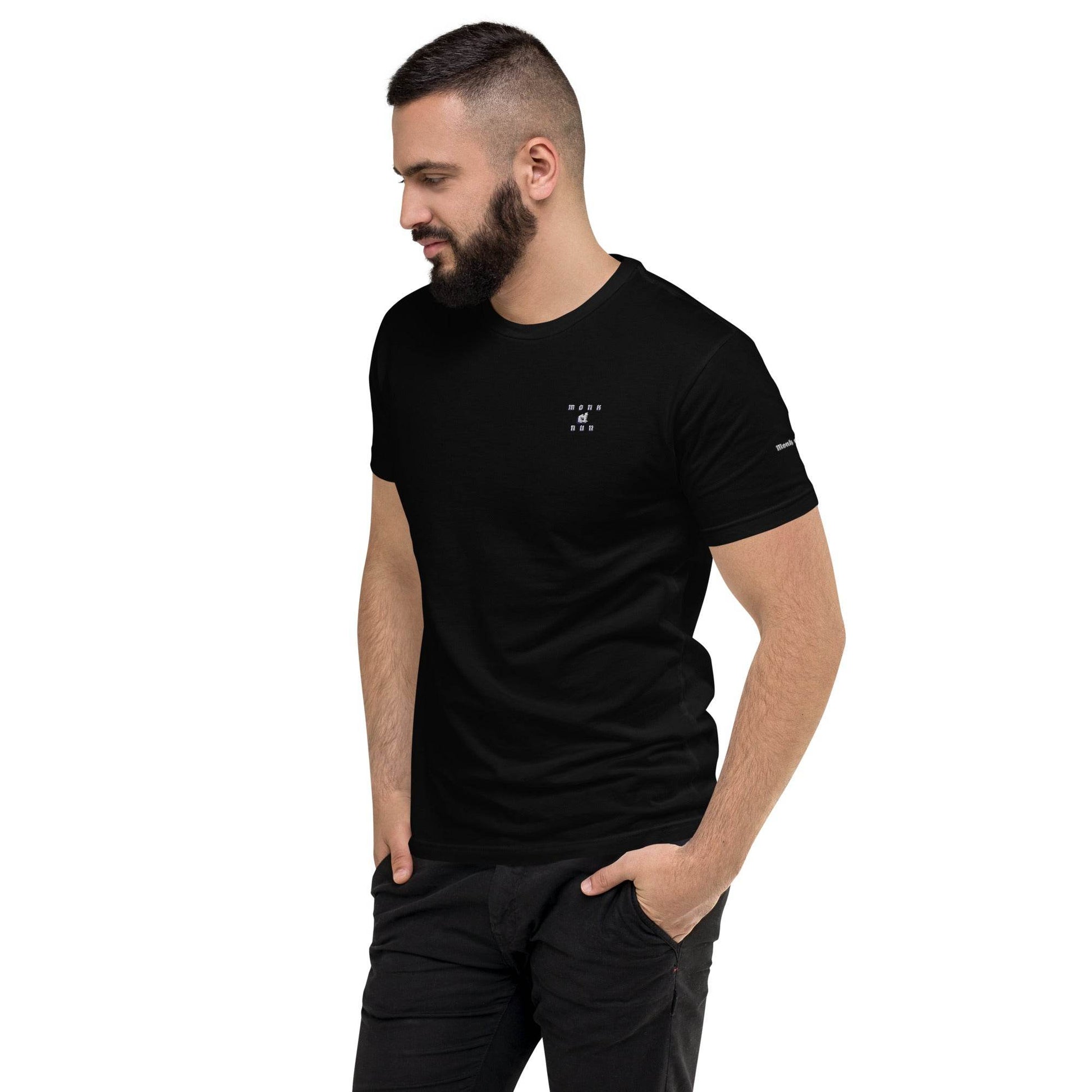 Unisex Short Sleeve 100% combed ring-spun cotton t-Shirt Design #3 - Monk&Nun UnisexClothing