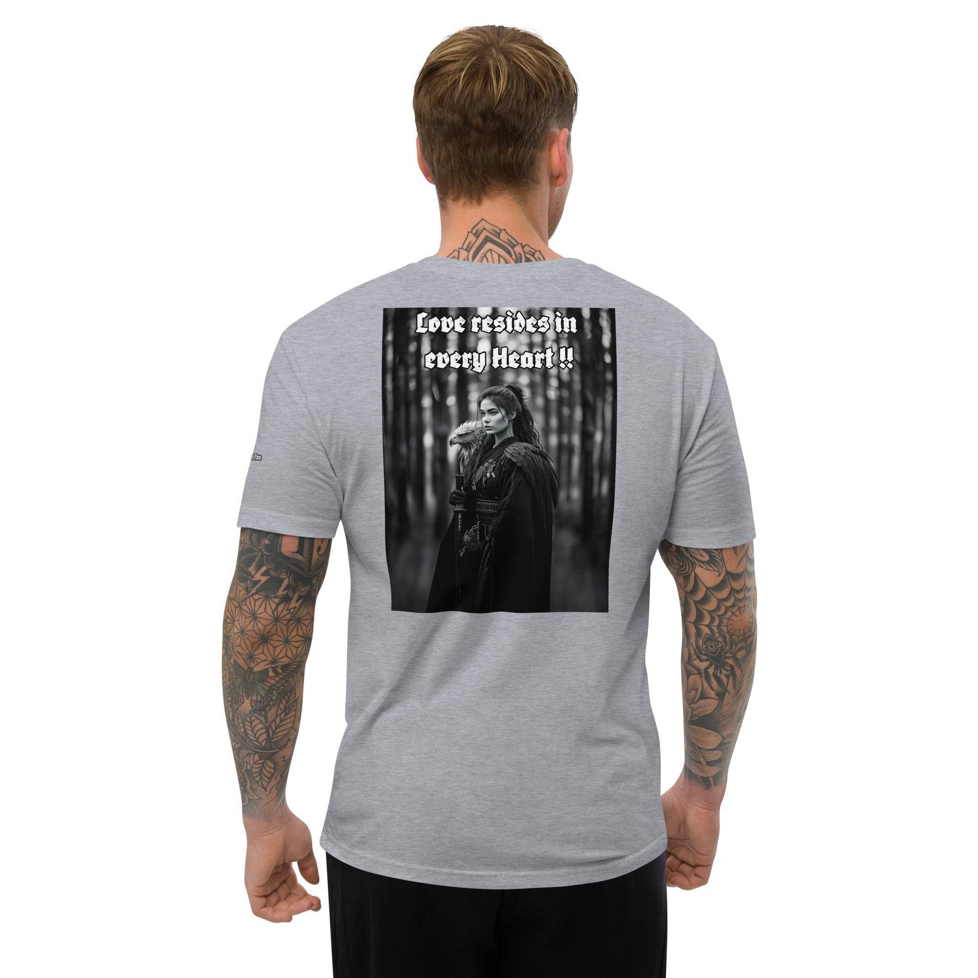 Unisex Short Sleeve 100% combed ring-spun cotton T-shirt Design #1 - Monk&Nun UnisexClothing