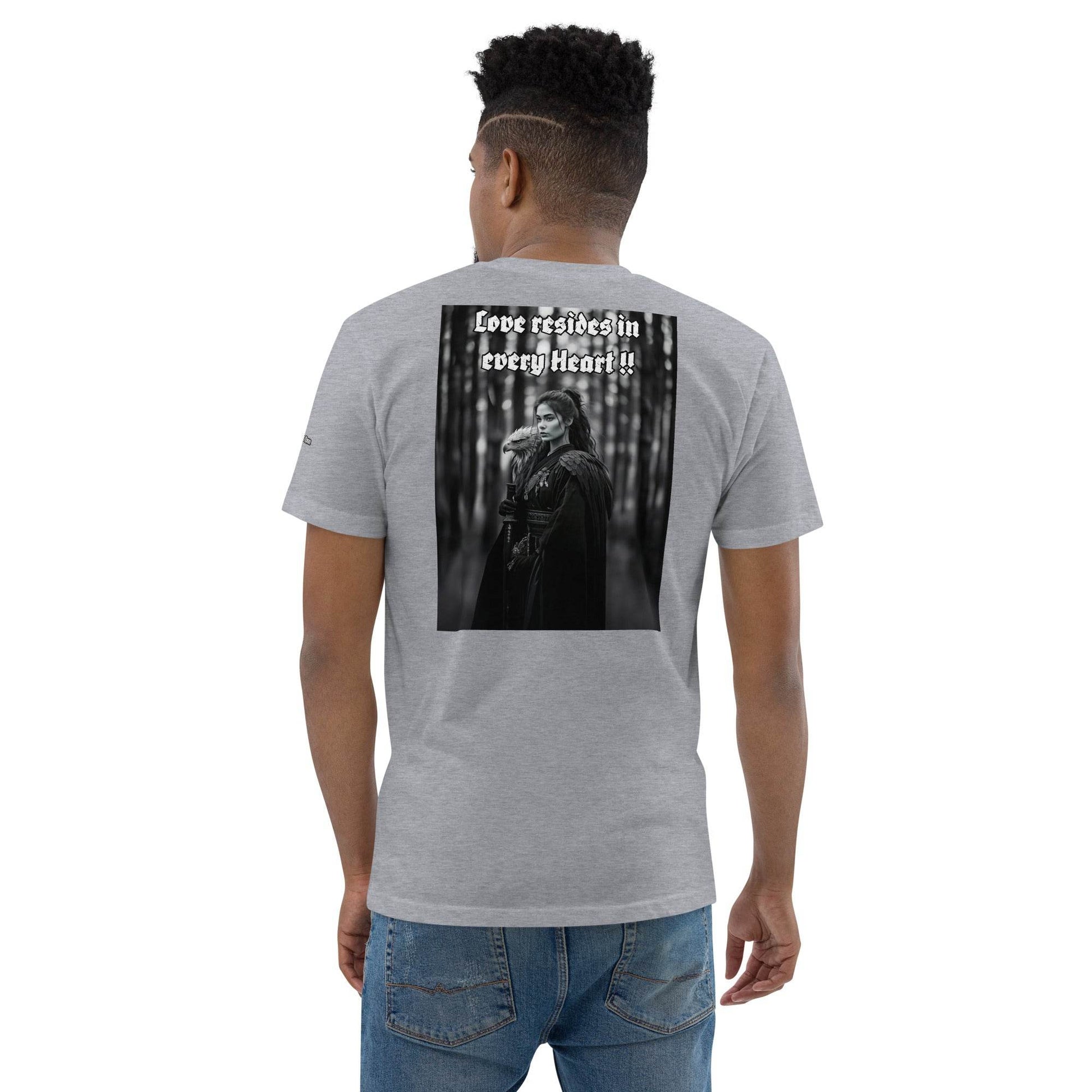 Unisex Short Sleeve 100% combed ring-spun cotton T-shirt Design #1 - Monk&Nun UnisexClothing