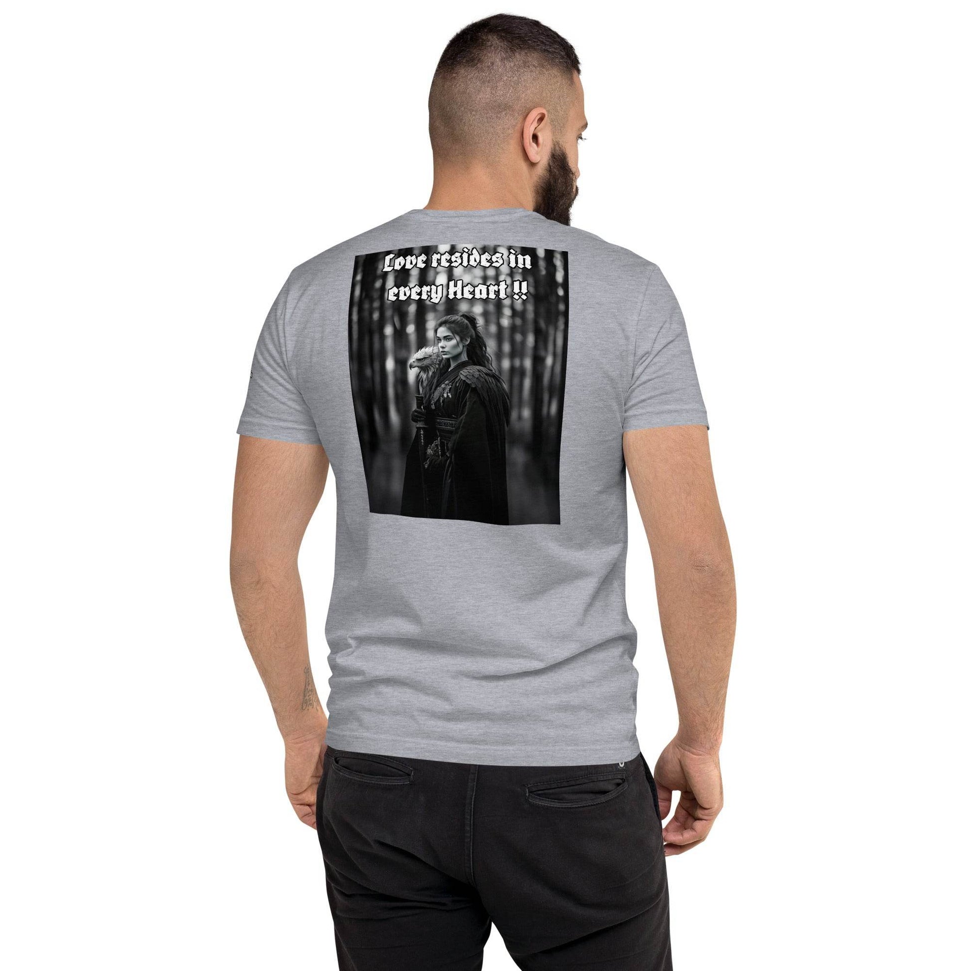 Unisex Short Sleeve 100% combed ring-spun cotton T-shirt Design #1 - Monk&Nun UnisexClothing