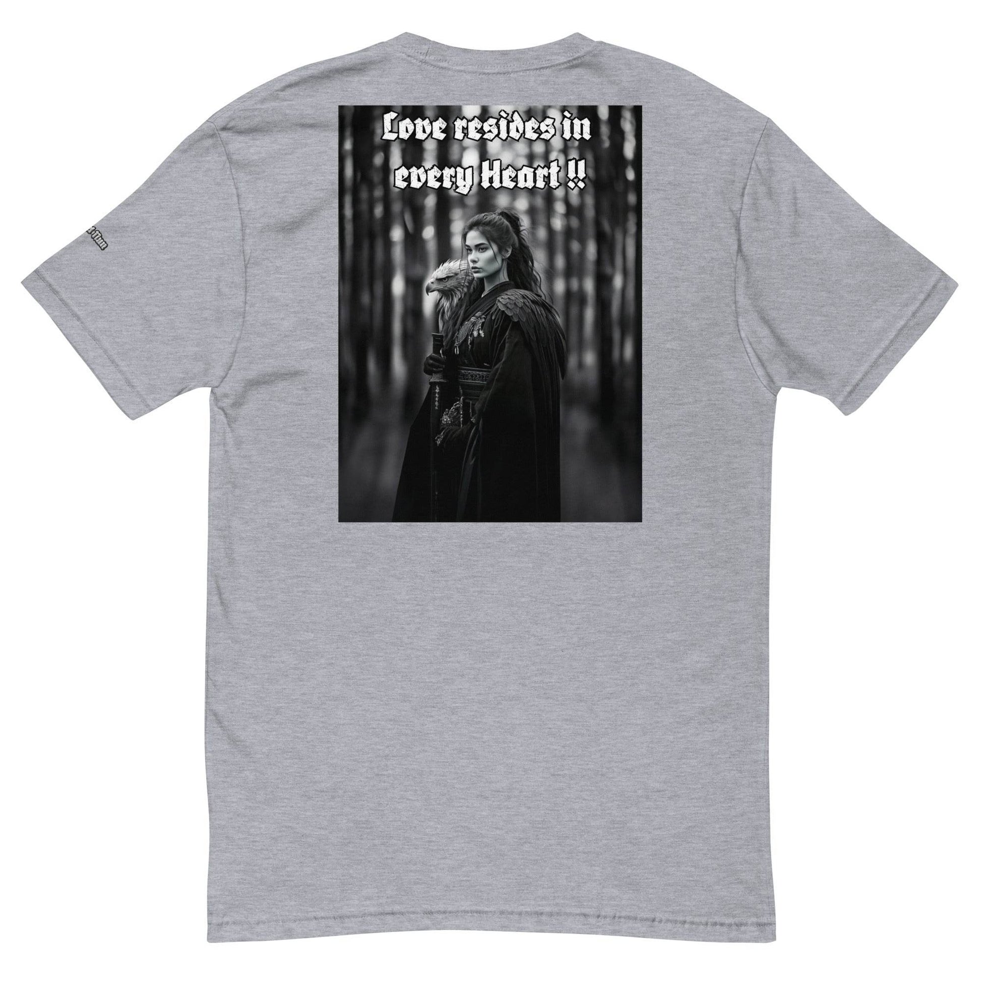 Unisex Short Sleeve 100% combed ring-spun cotton T-shirt Design #1 - Monk&Nun UnisexClothing