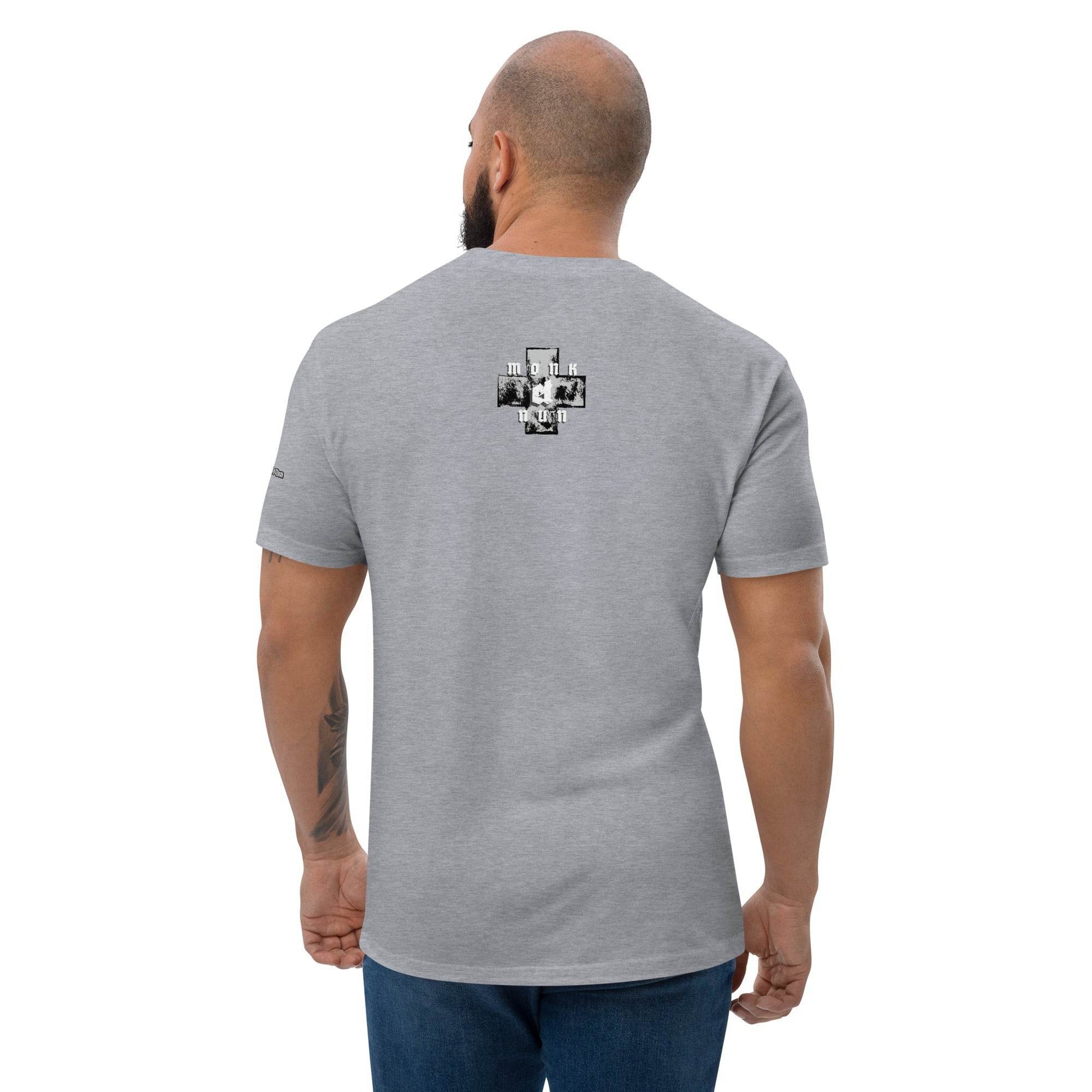Unisex Short Sleeve 100% combed ring-spun cotton T-shirt Always think positive - Monk&Nun UnisexClothing