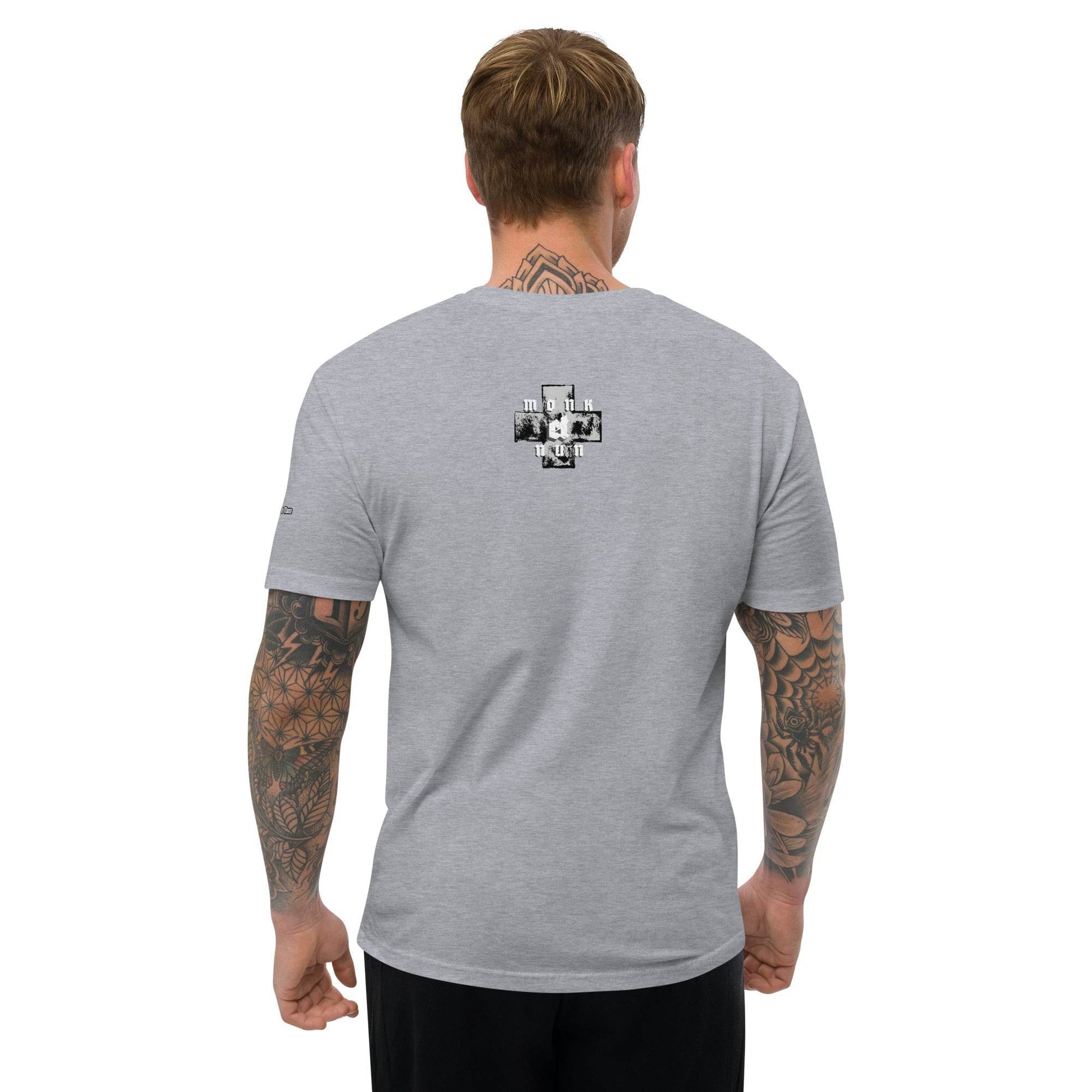 Unisex Short Sleeve 100% combed ring-spun cotton T-shirt Always think positive - Monk&Nun UnisexClothing