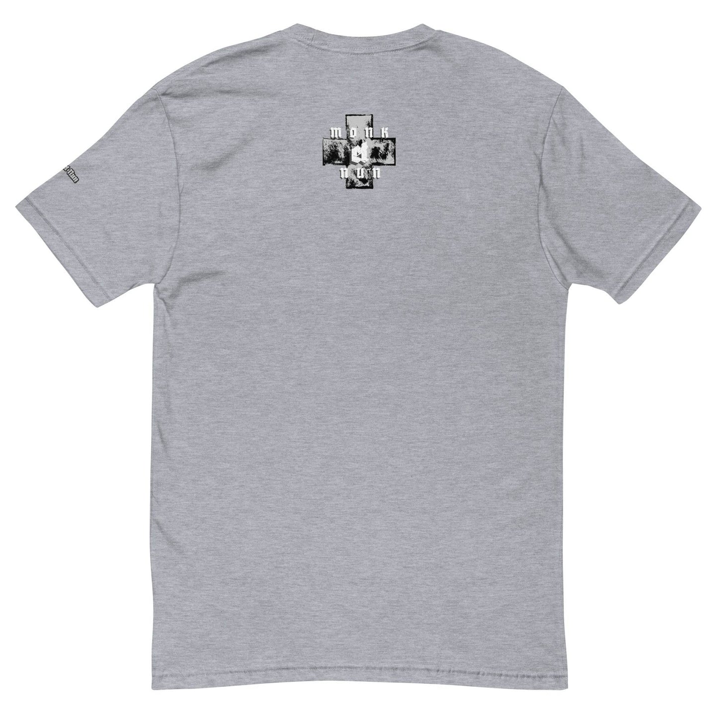 Unisex Short Sleeve 100% combed ring-spun cotton T-shirt Always think positive - Monk&Nun UnisexClothing