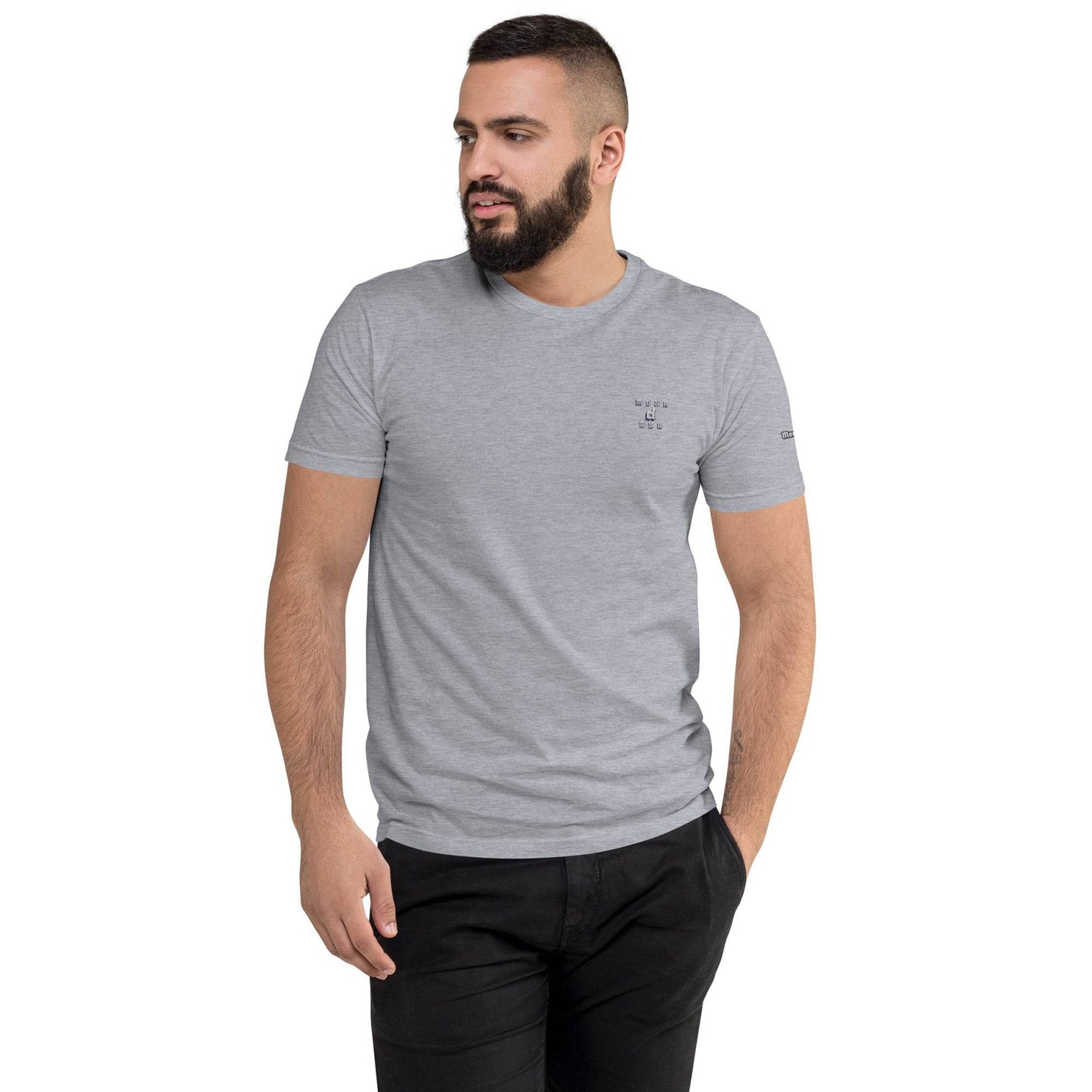 Unisex Short Sleeve 100% combed ring-spun cotton T-shirt Design #1 - Monk&Nun UnisexClothing