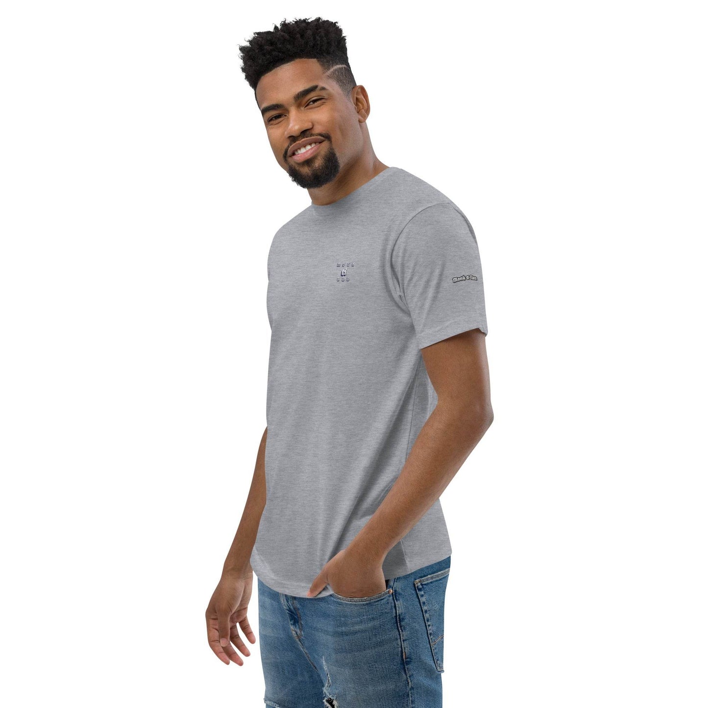 Unisex Short Sleeve 100% combed ring-spun cotton t-Shirt Design #3 - Monk&Nun UnisexClothing