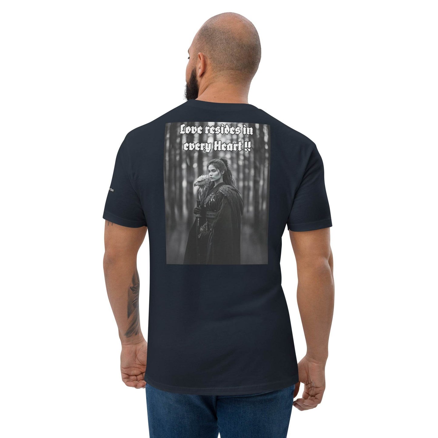 Unisex Short Sleeve 100% combed ring-spun cotton T-shirt Design #1 - Monk&Nun UnisexClothing