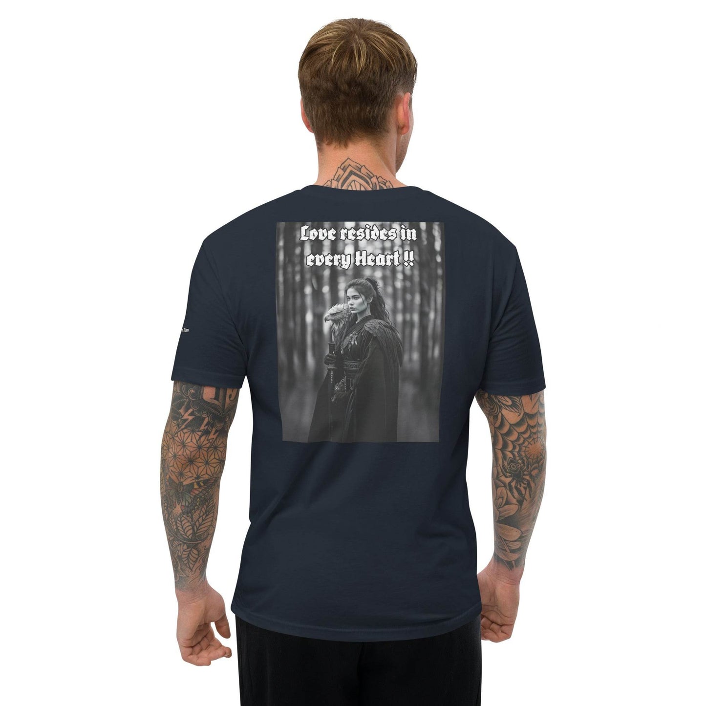 Unisex Short Sleeve 100% combed ring-spun cotton T-shirt Design #1 - Monk&Nun UnisexClothing