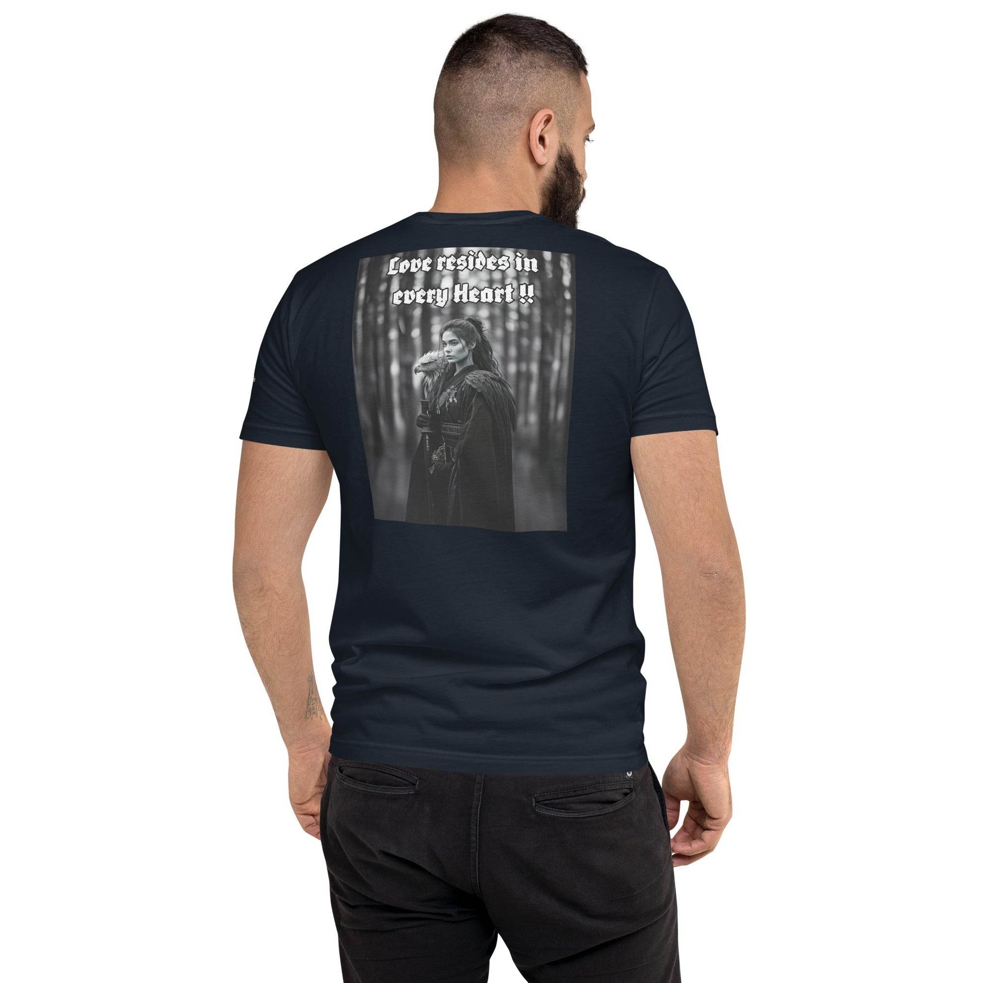 Unisex Short Sleeve 100% combed ring-spun cotton T-shirt Design #1 - Monk&Nun UnisexClothing
