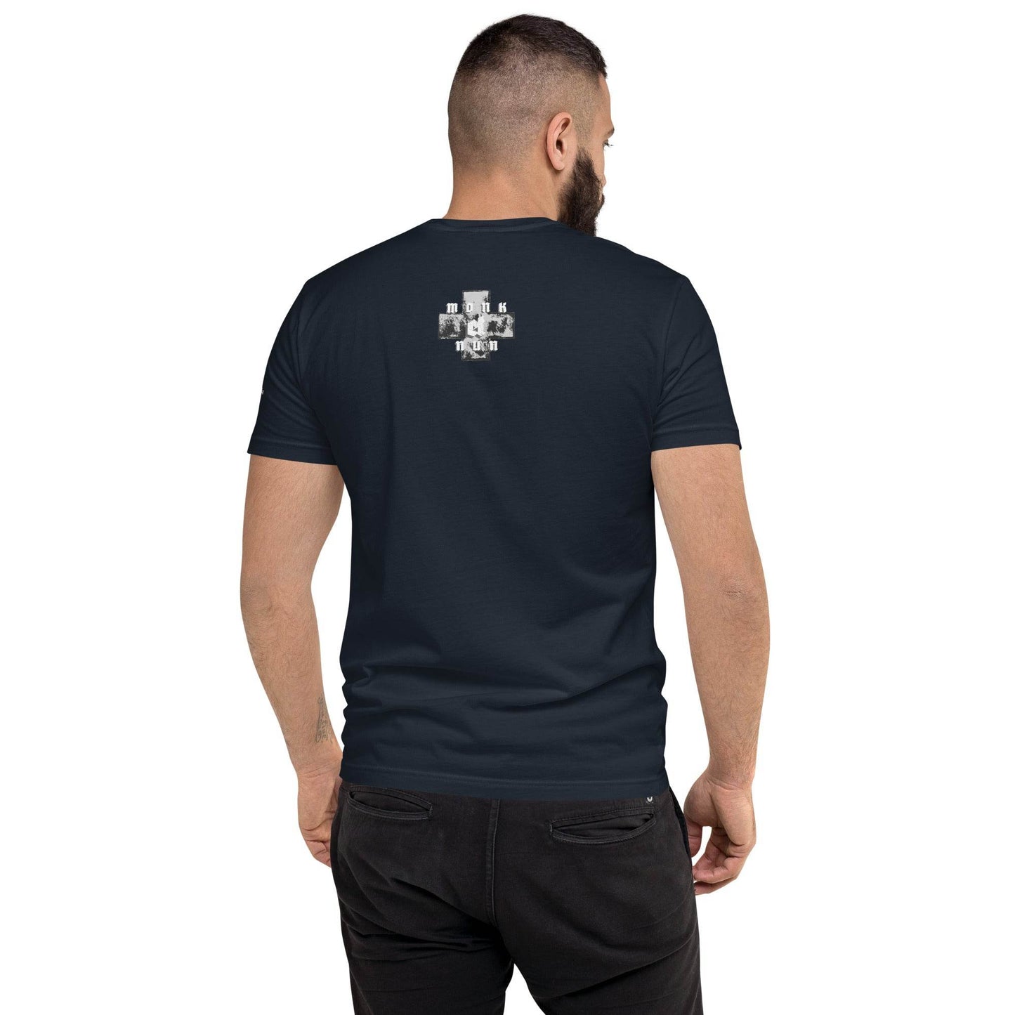 Unisex Short Sleeve 100% combed ring-spun cotton T-shirt Always think positive - Monk&Nun UnisexClothing