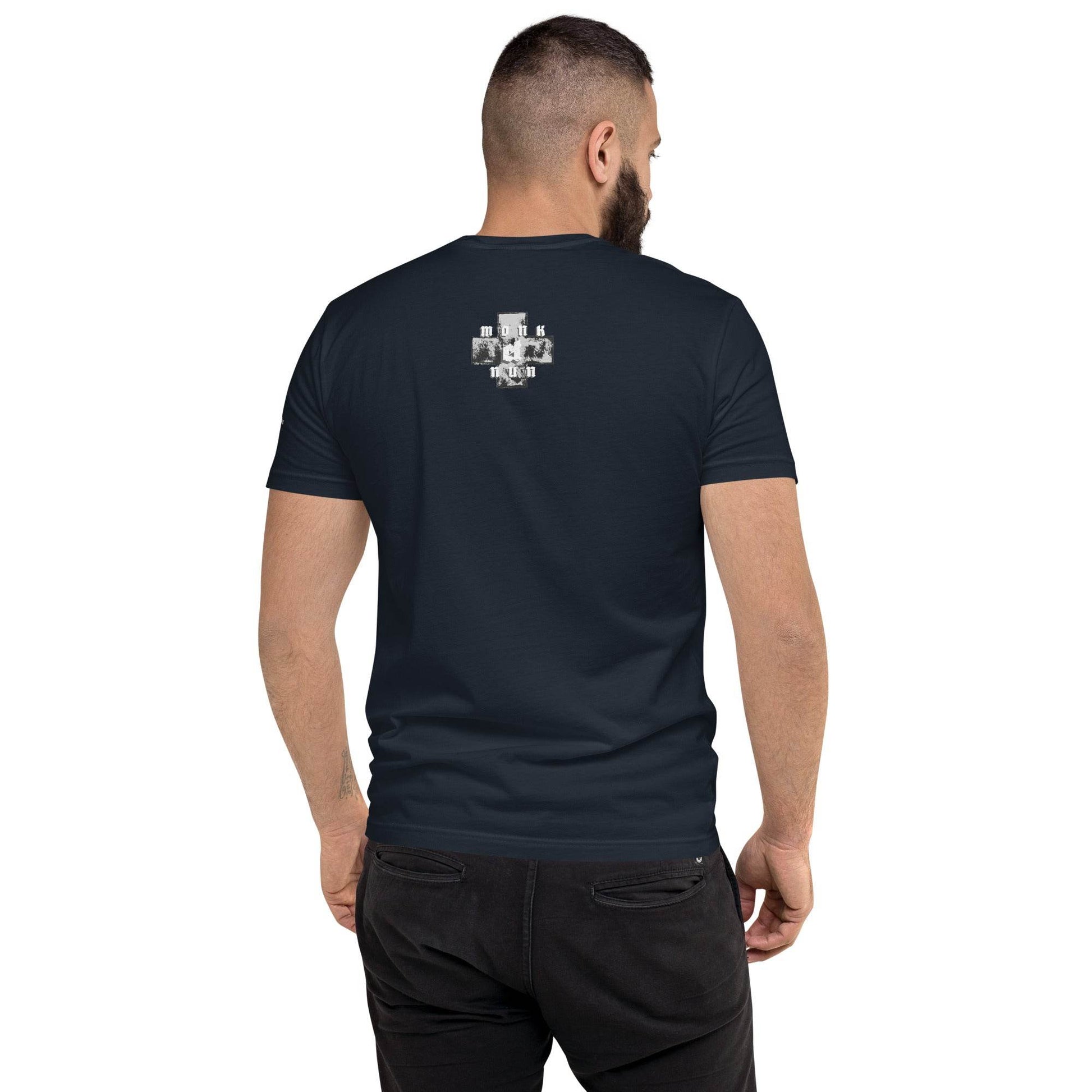 Unisex Short Sleeve 100% combed ring-spun cotton T-shirt Always think positive - Monk&Nun UnisexClothing