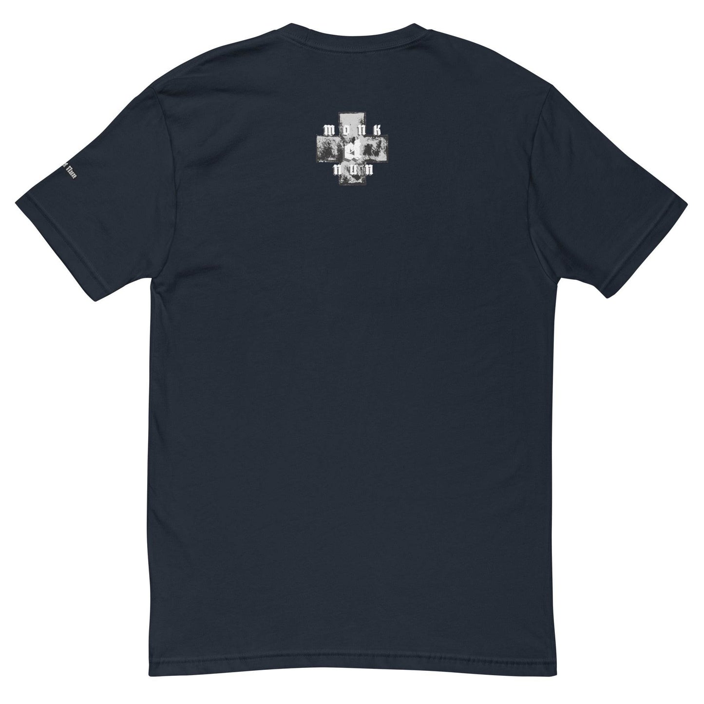 Unisex Short Sleeve 100% combed ring-spun cotton T-shirt Always think positive - Monk&Nun UnisexClothing