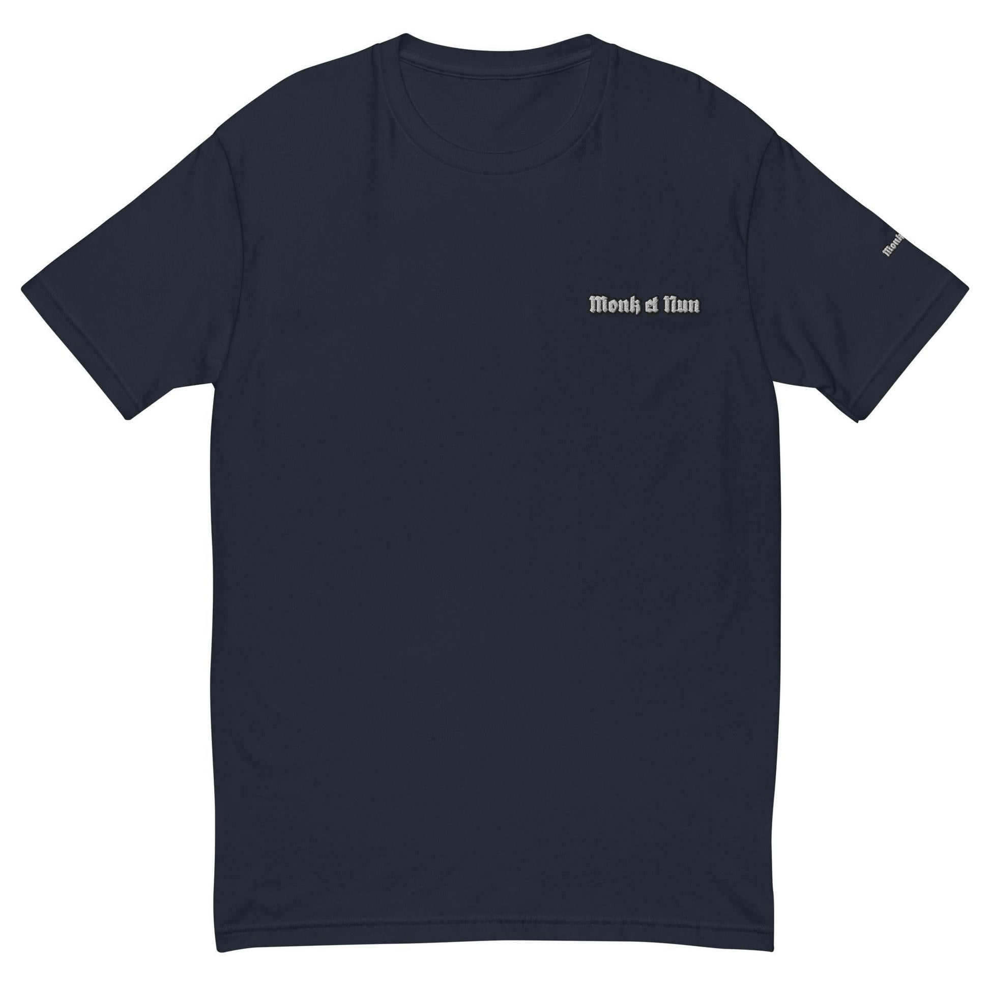 Unisex Short Sleeve 100% combed ring-spun cotton T-shirt Logo - Monk&Nun UnisexClothing