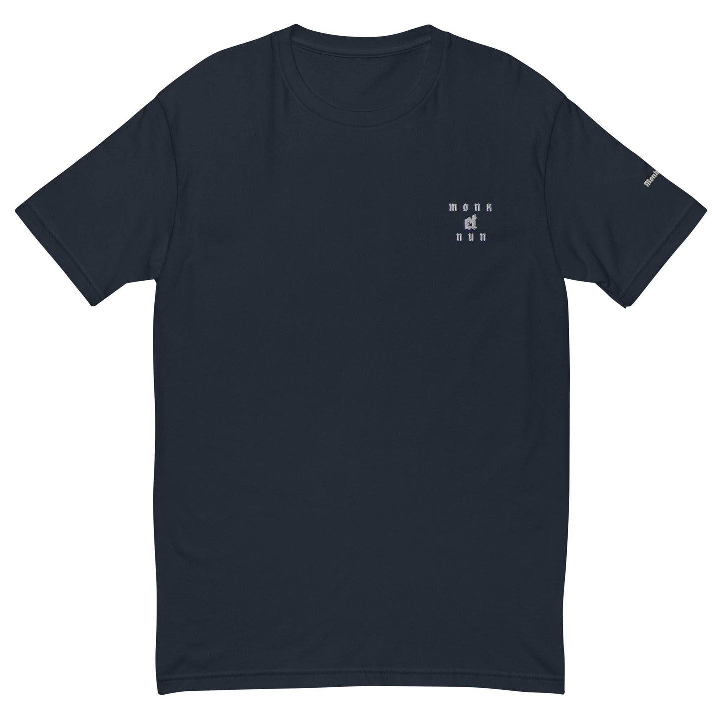 Unisex Short Sleeve 100% combed ring-spun cotton T-shirt Always think positive - Monk&Nun UnisexClothing