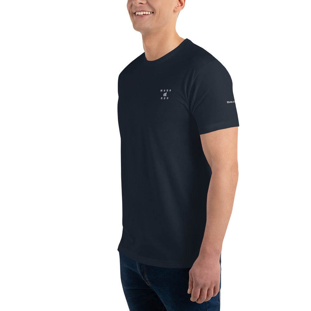 Unisex Short Sleeve 100% combed ring-spun cotton T-shirt Design #1 - Monk&Nun UnisexClothing