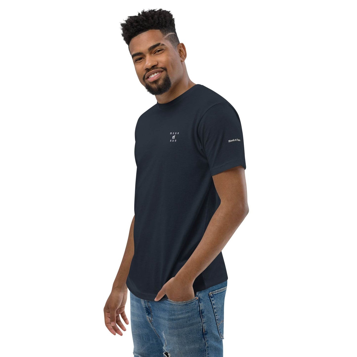 Unisex Short Sleeve 100% combed ring-spun cotton t-Shirt Design #3 - Monk&Nun UnisexClothing