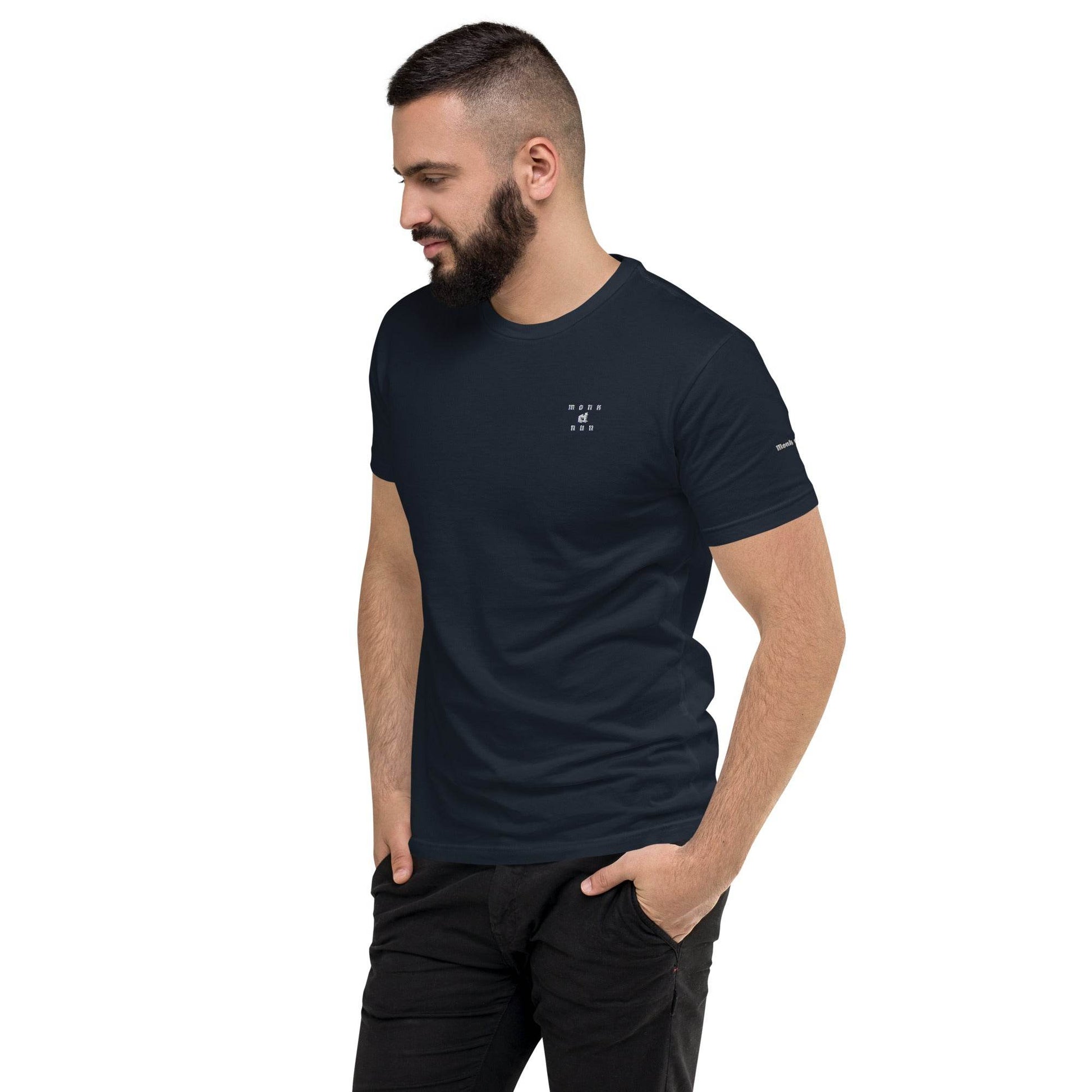 Unisex Short Sleeve 100% combed ring-spun cotton t-Shirt Design #3 - Monk&Nun UnisexClothing