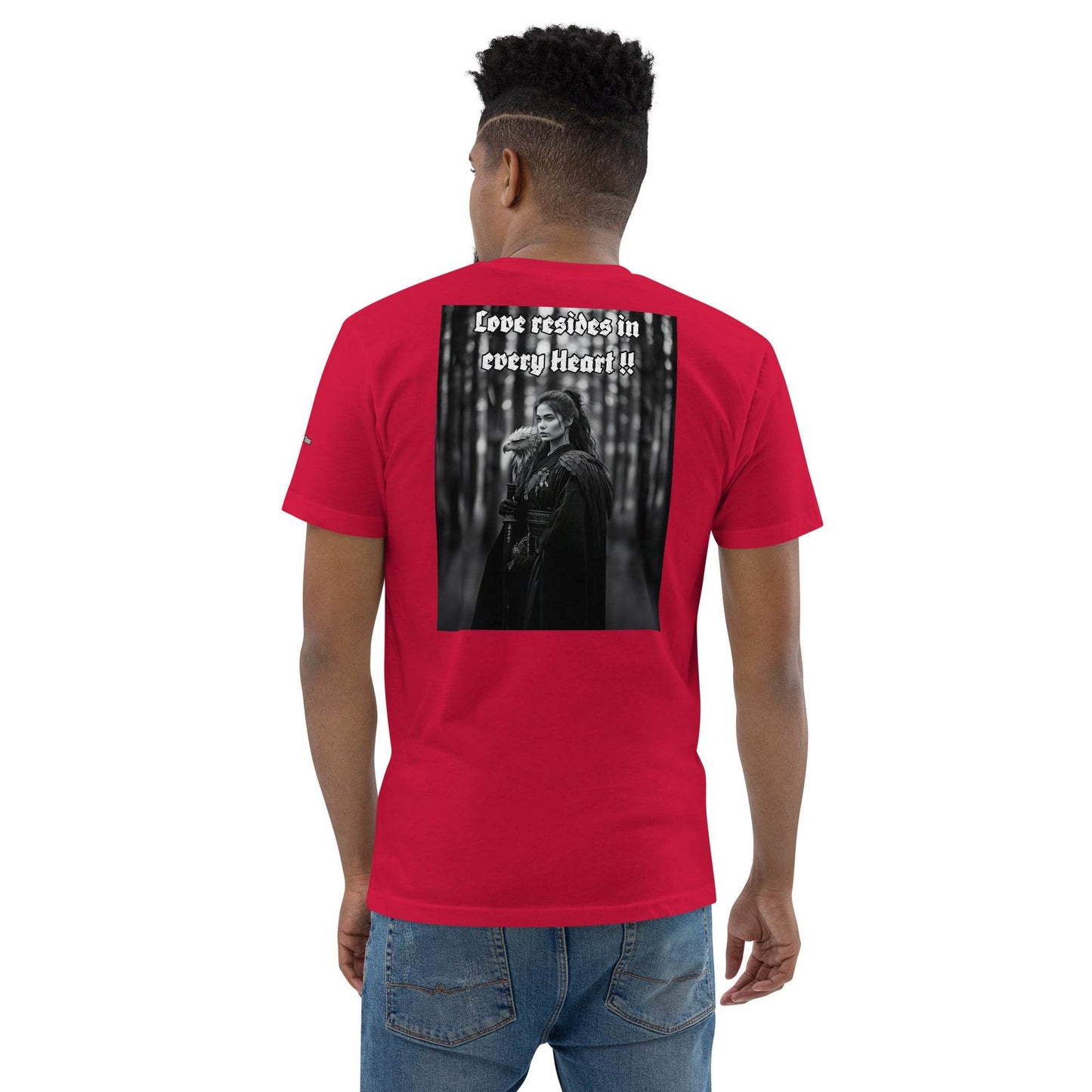 Unisex Short Sleeve 100% combed ring-spun cotton T-shirt Design #1 - Monk&Nun UnisexClothing