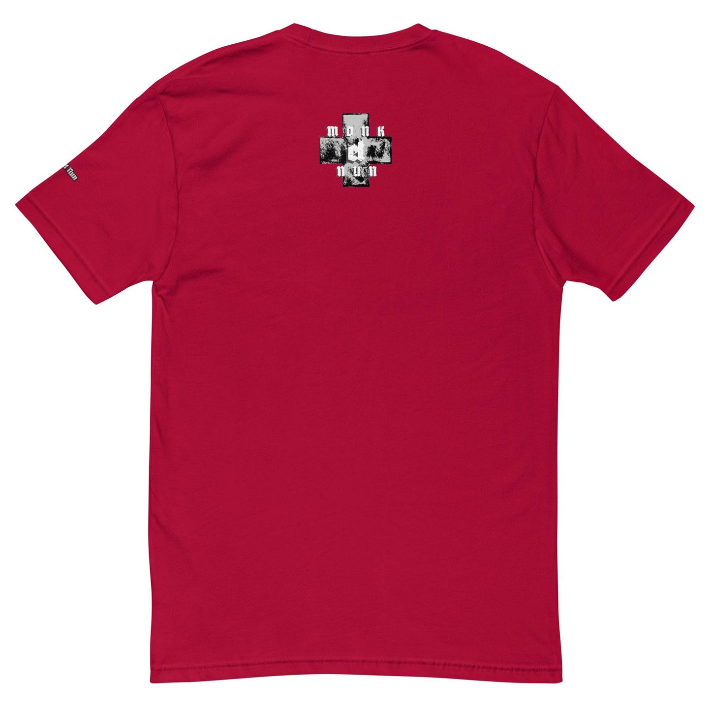 Unisex Short Sleeve 100% combed ring-spun cotton T-shirt Always think positive - Monk&Nun UnisexClothing