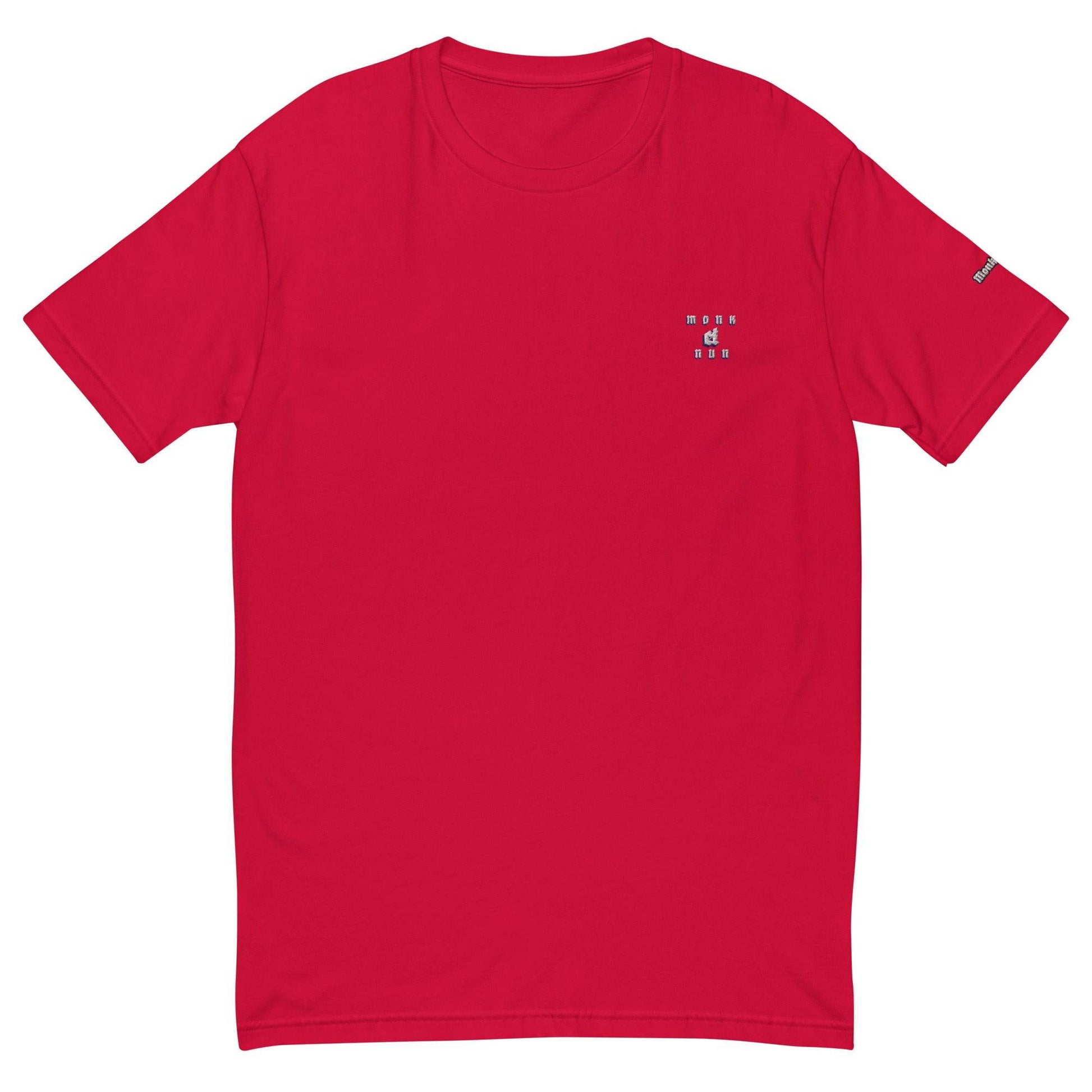 Unisex Short Sleeve 100% combed ring-spun cotton T-shirt Design #1 - Monk&Nun UnisexClothing