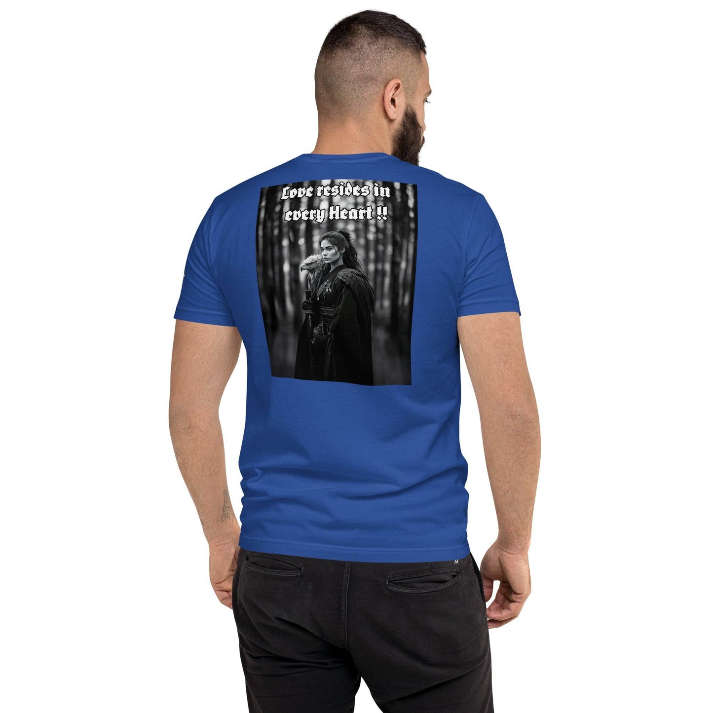 Unisex Short Sleeve 100% combed ring-spun cotton T-shirt Design #1 - Monk&Nun UnisexClothing