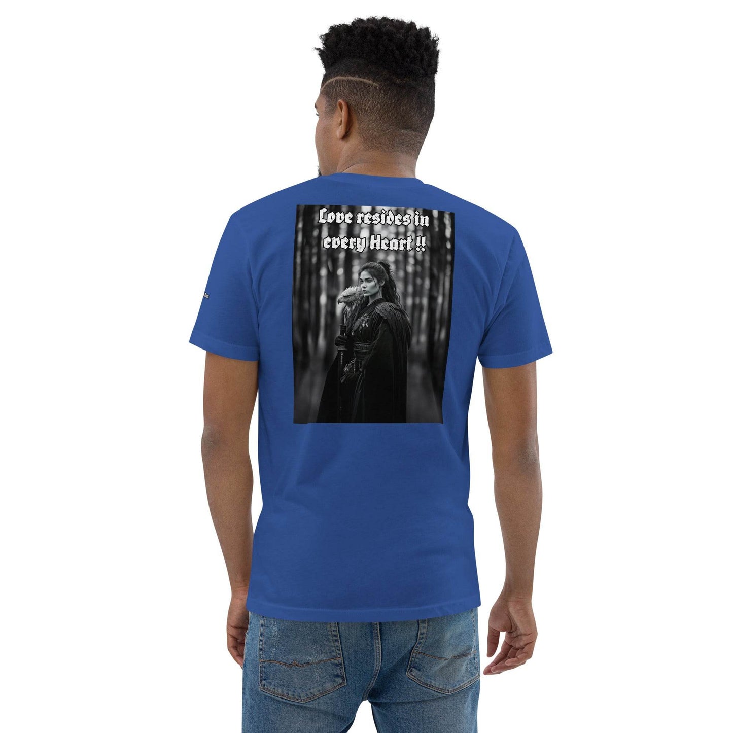 Unisex Short Sleeve 100% combed ring-spun cotton T-shirt Design #1 - Monk&Nun UnisexClothing