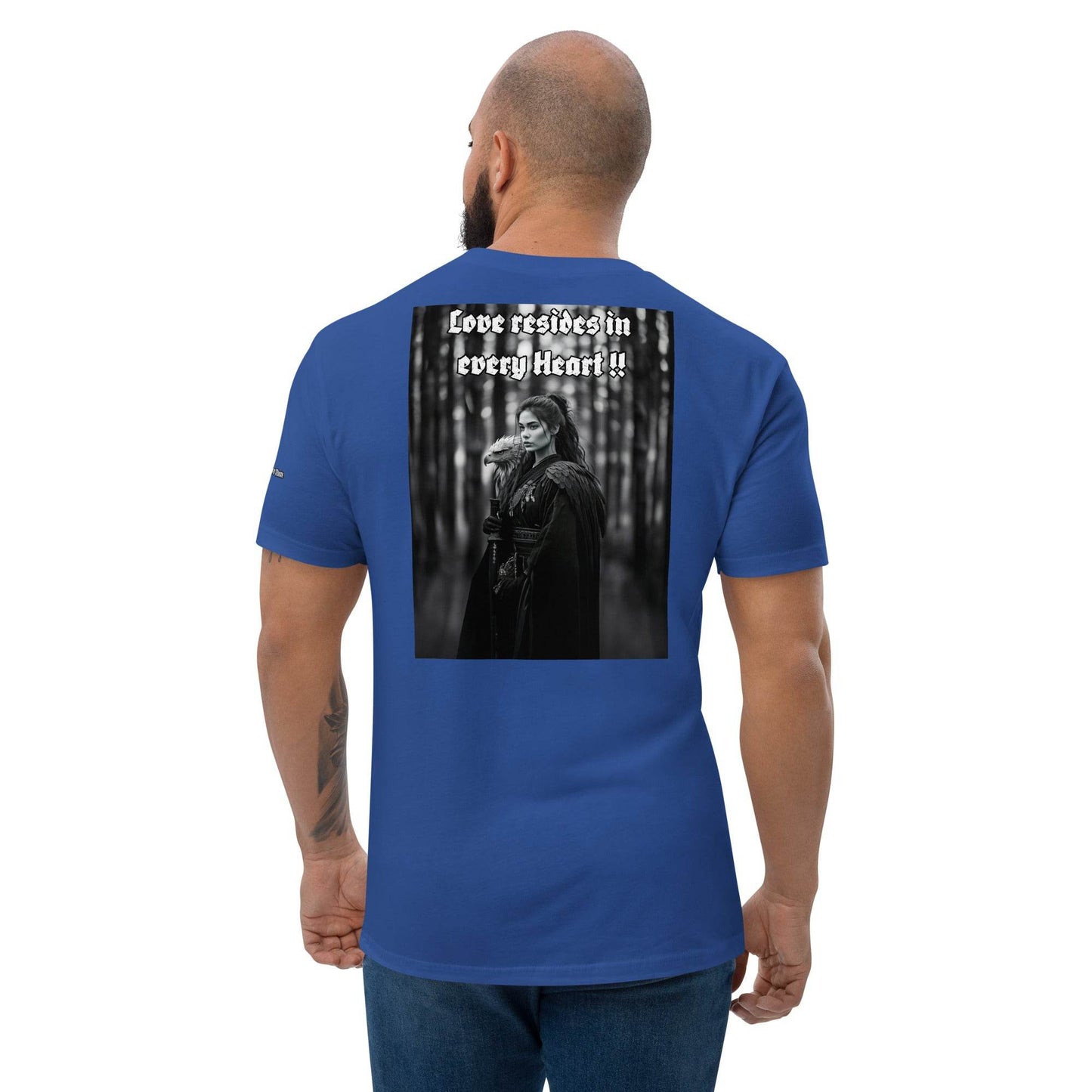 Unisex Short Sleeve 100% combed ring-spun cotton T-shirt Design #1 - Monk&Nun UnisexClothing