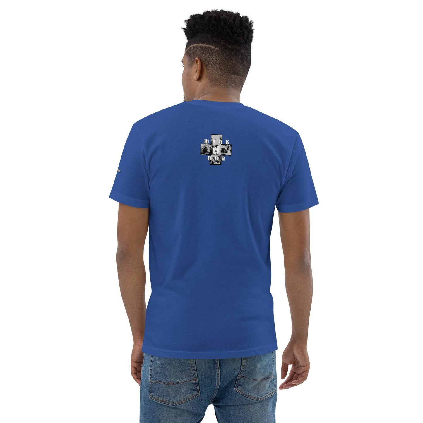 Unisex Short Sleeve 100% combed ring-spun cotton T-shirt Always think positive - Monk&Nun UnisexClothing