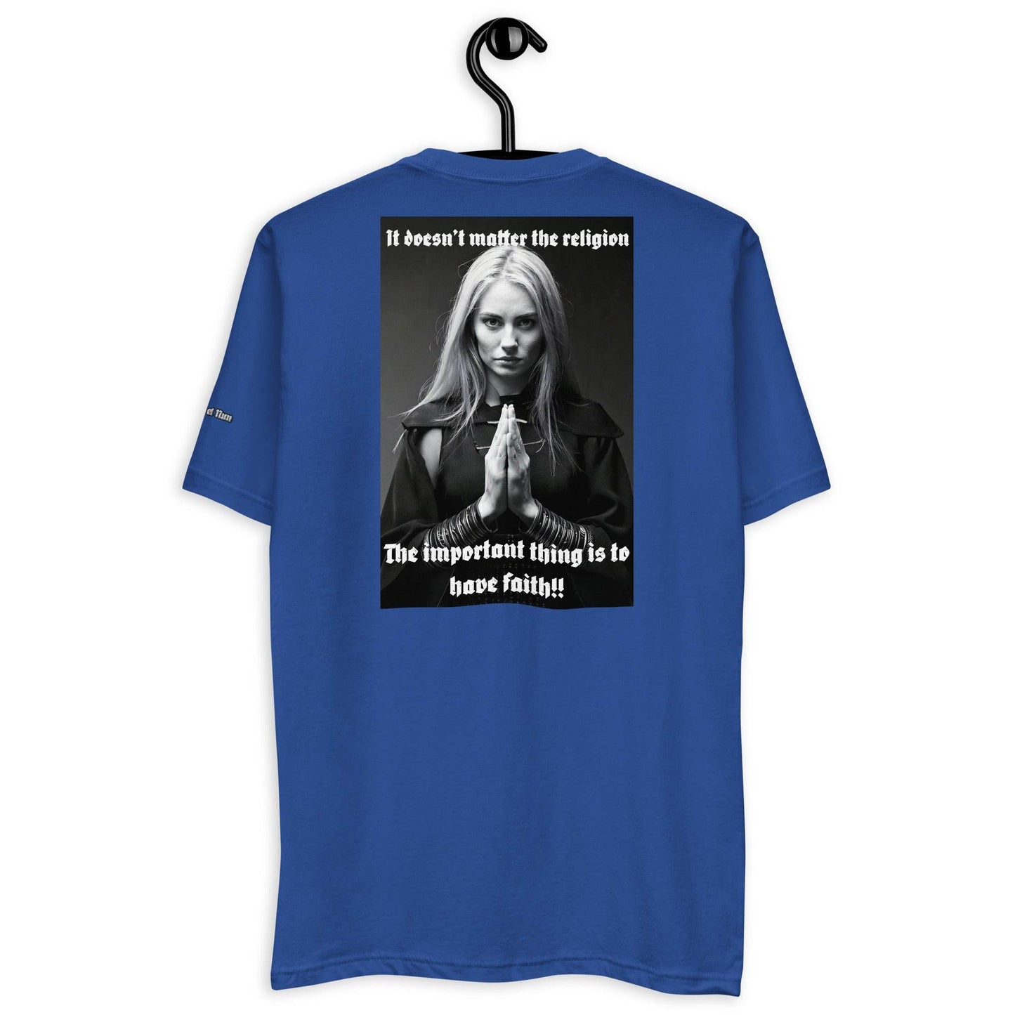 Unisex Short Sleeve 100% combed ring-spun cotton t-Shirt Design #3 - Monk&Nun UnisexClothing