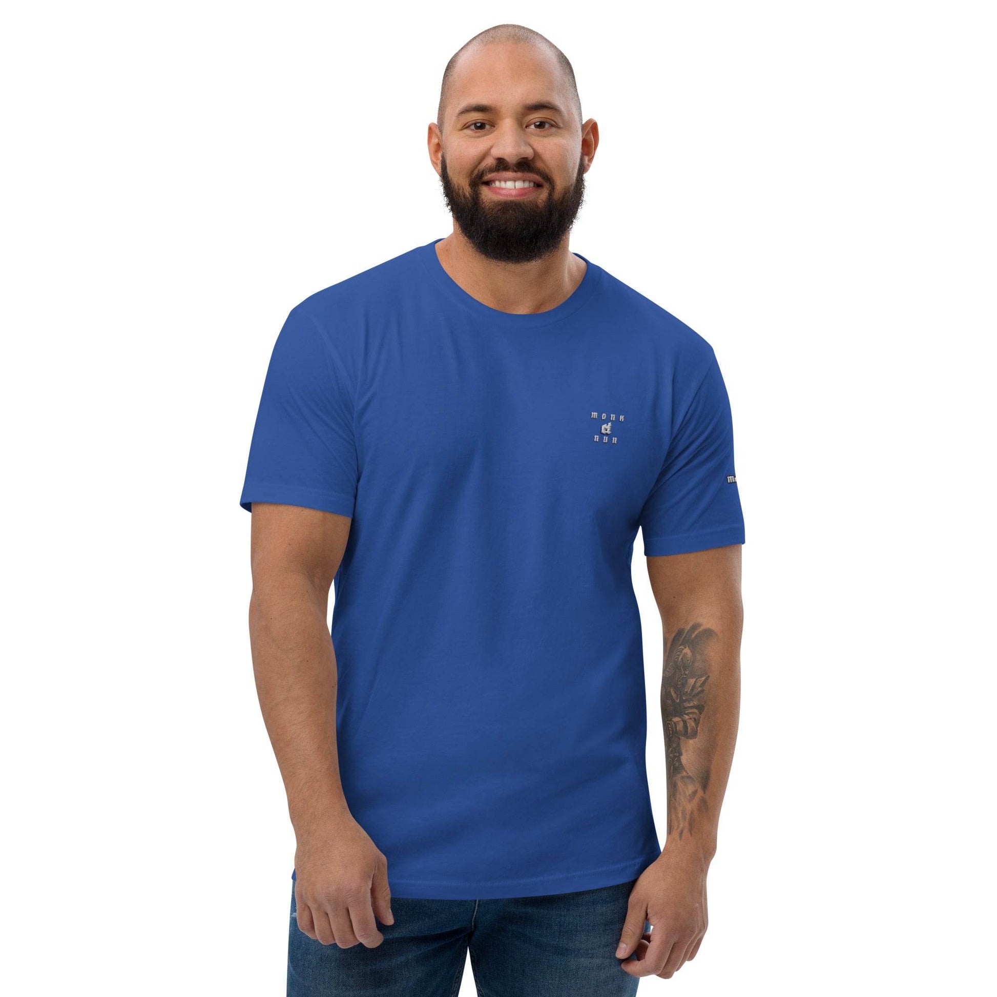 Unisex Short Sleeve 100% combed ring-spun cotton T-shirt Design #1 - Monk&Nun UnisexClothing
