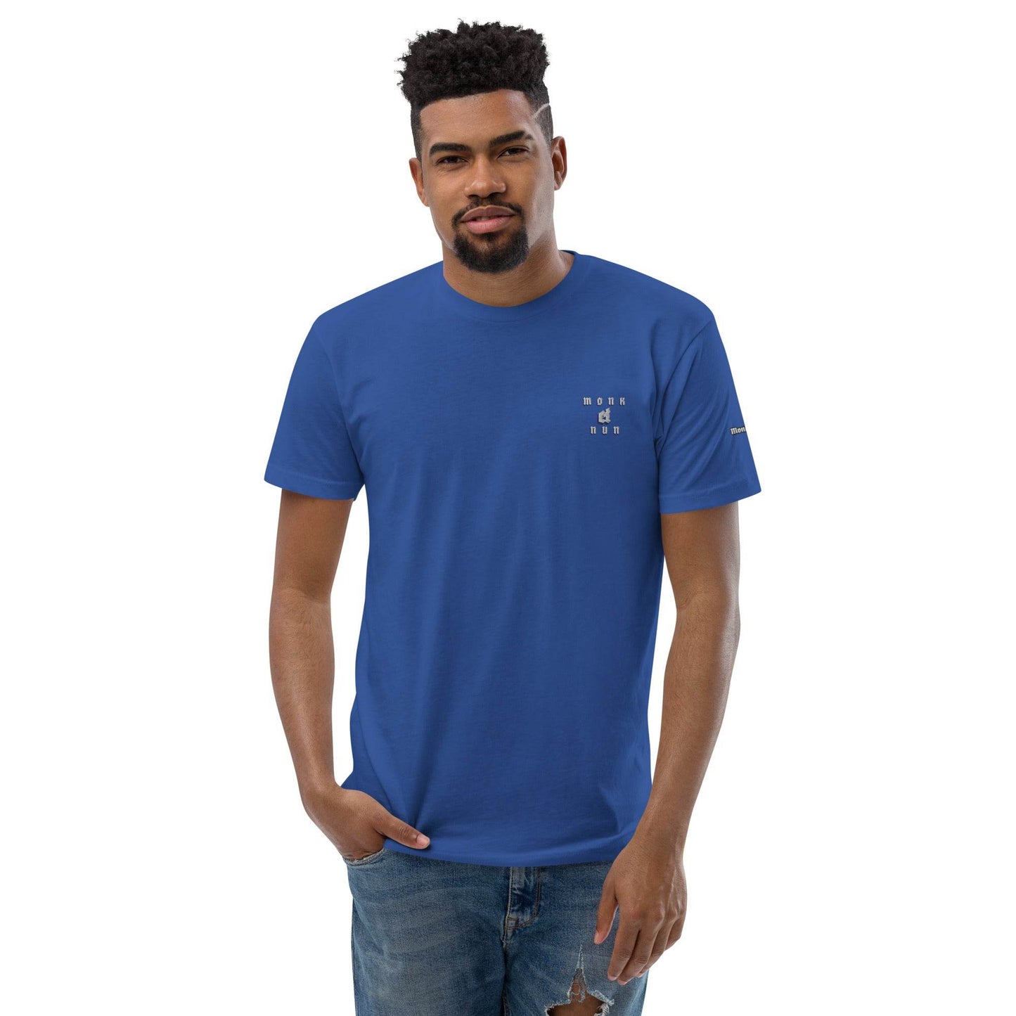 Unisex Short Sleeve 100% combed ring-spun cotton T-shirt Always think positive - Monk&Nun UnisexClothing