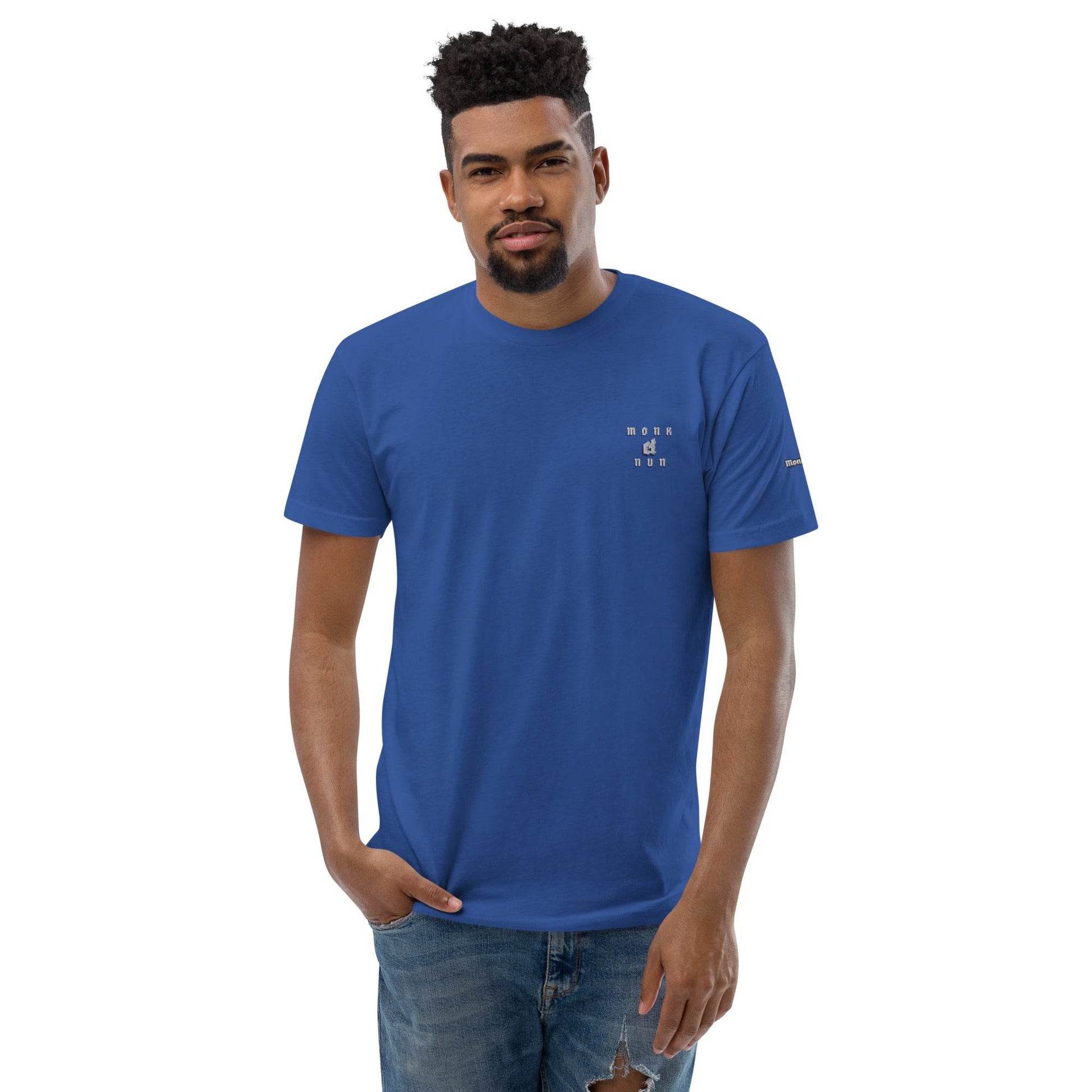 Unisex Short Sleeve 100% combed ring-spun cotton T-shirt Always think positive - Monk&Nun UnisexClothing