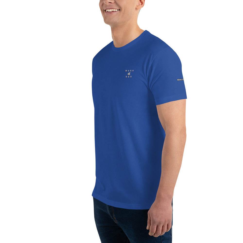 Unisex Short Sleeve 100% combed ring-spun cotton T-shirt Design #1 - Monk&Nun UnisexClothing