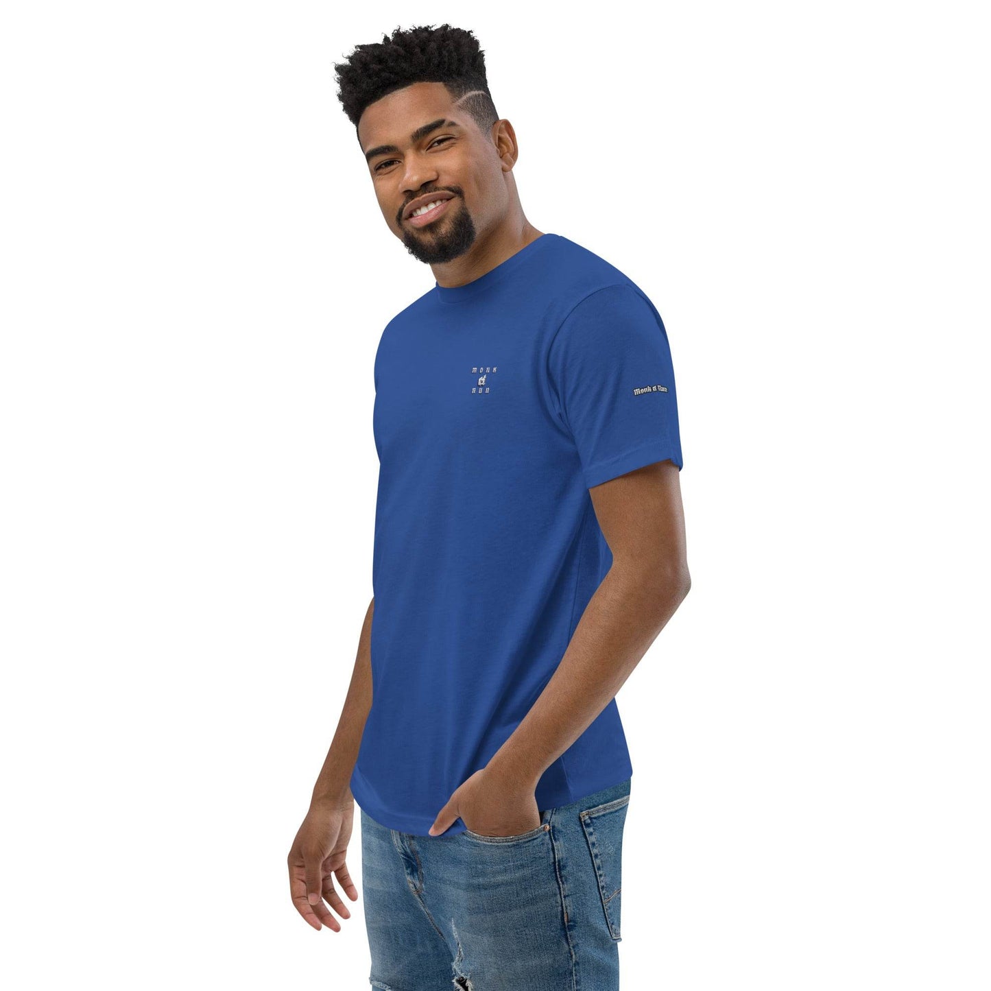 Unisex Short Sleeve 100% combed ring-spun cotton t-Shirt Design #3 - Monk&Nun UnisexClothing