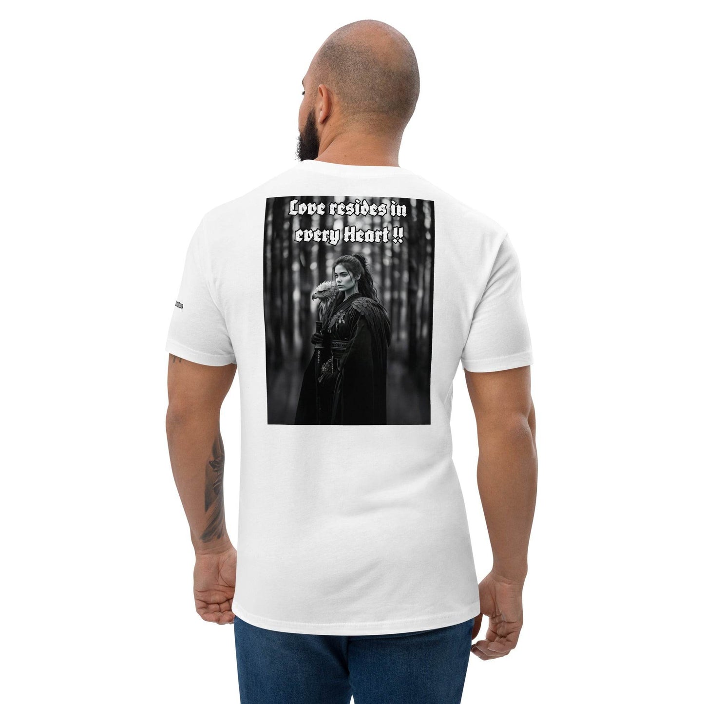Unisex Short Sleeve 100% combed ring-spun cotton T-shirt Design #1 - Monk&Nun UnisexClothing
