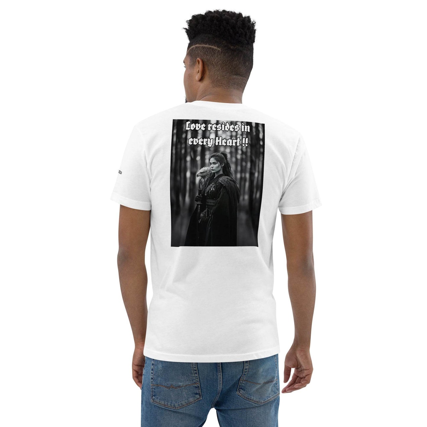 Unisex Short Sleeve 100% combed ring-spun cotton T-shirt Design #1 - Monk&Nun UnisexClothing