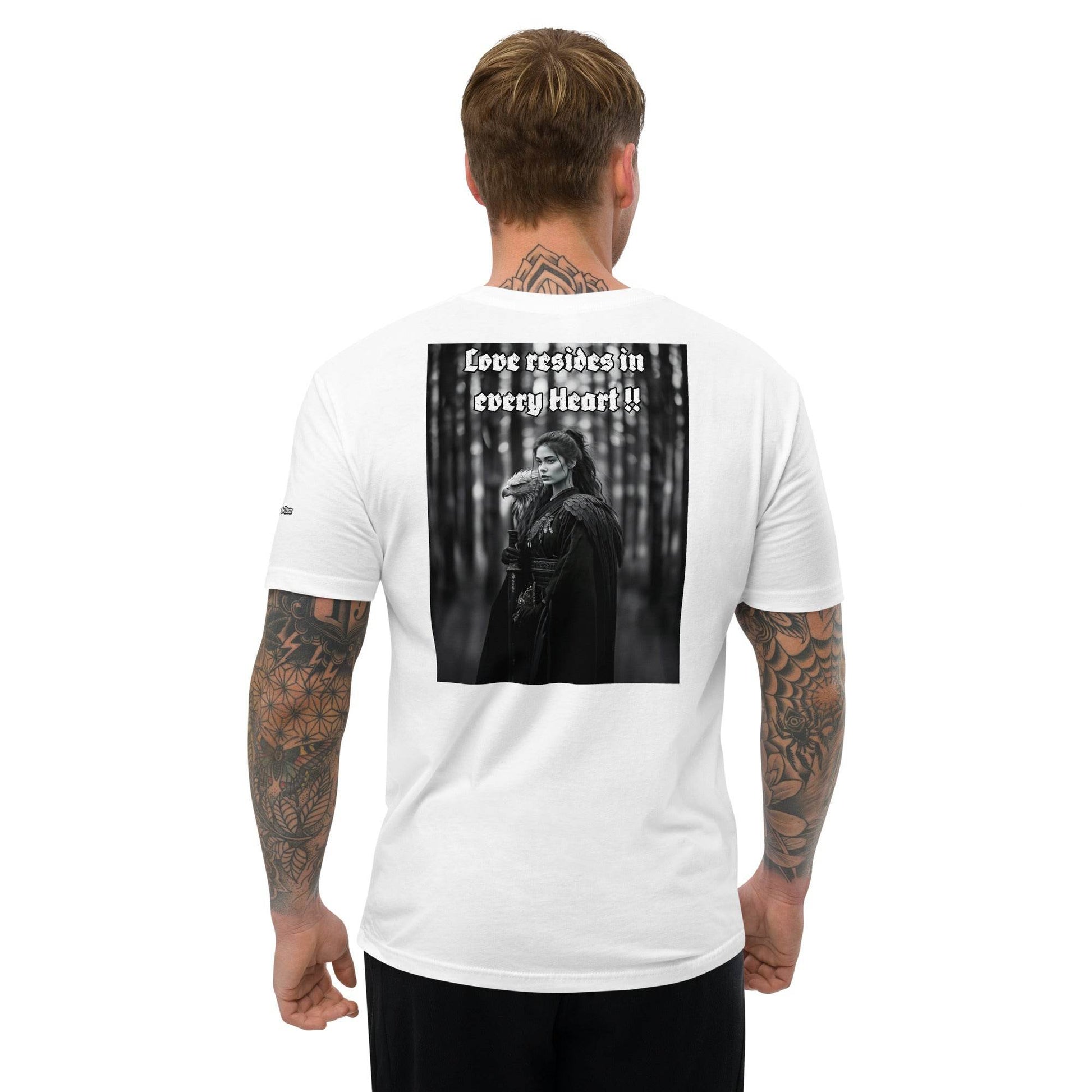 Unisex Short Sleeve 100% combed ring-spun cotton T-shirt Design #1 - Monk&Nun UnisexClothing