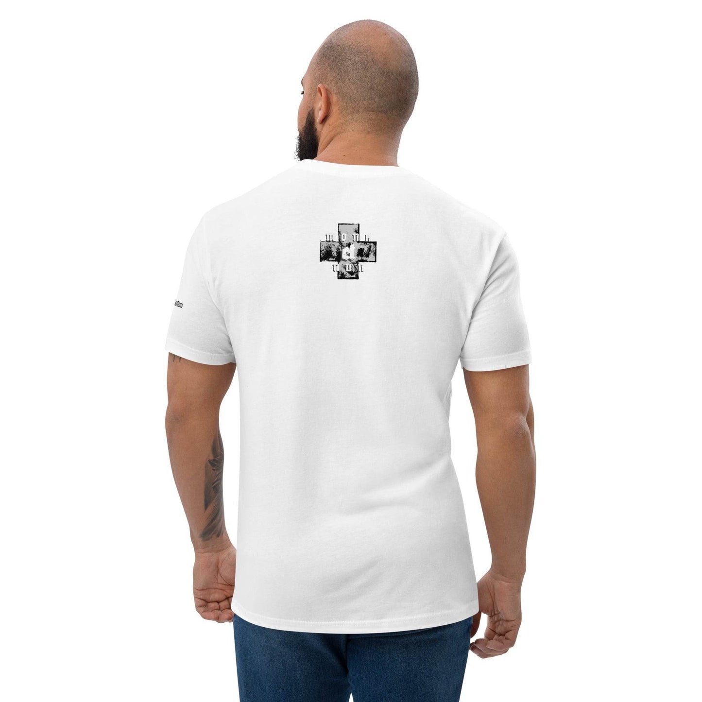 Unisex Short Sleeve 100% combed ring-spun cotton T-shirt Always think positive - Monk&Nun UnisexClothing